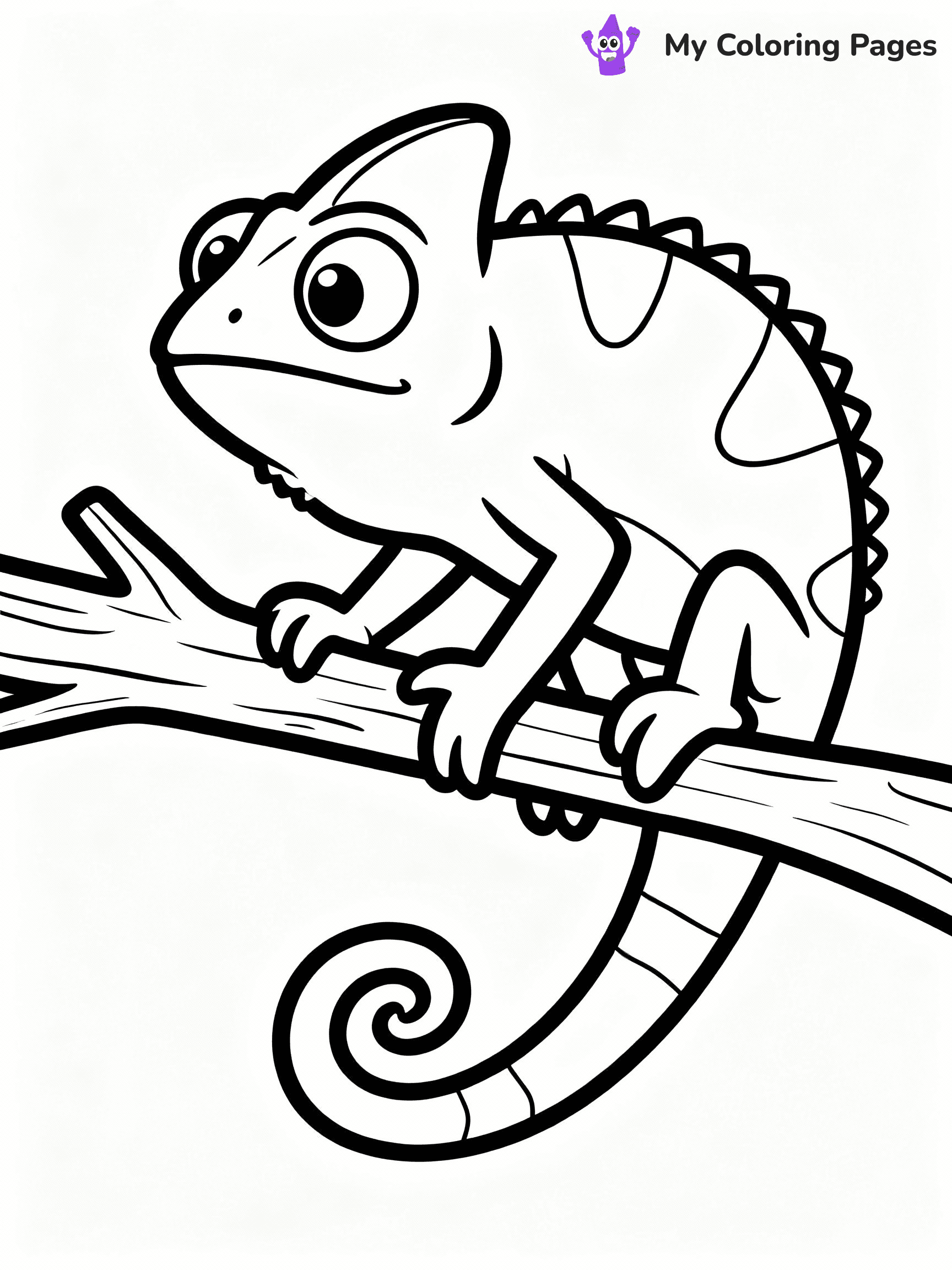 Lizard Coloring Pages - 13