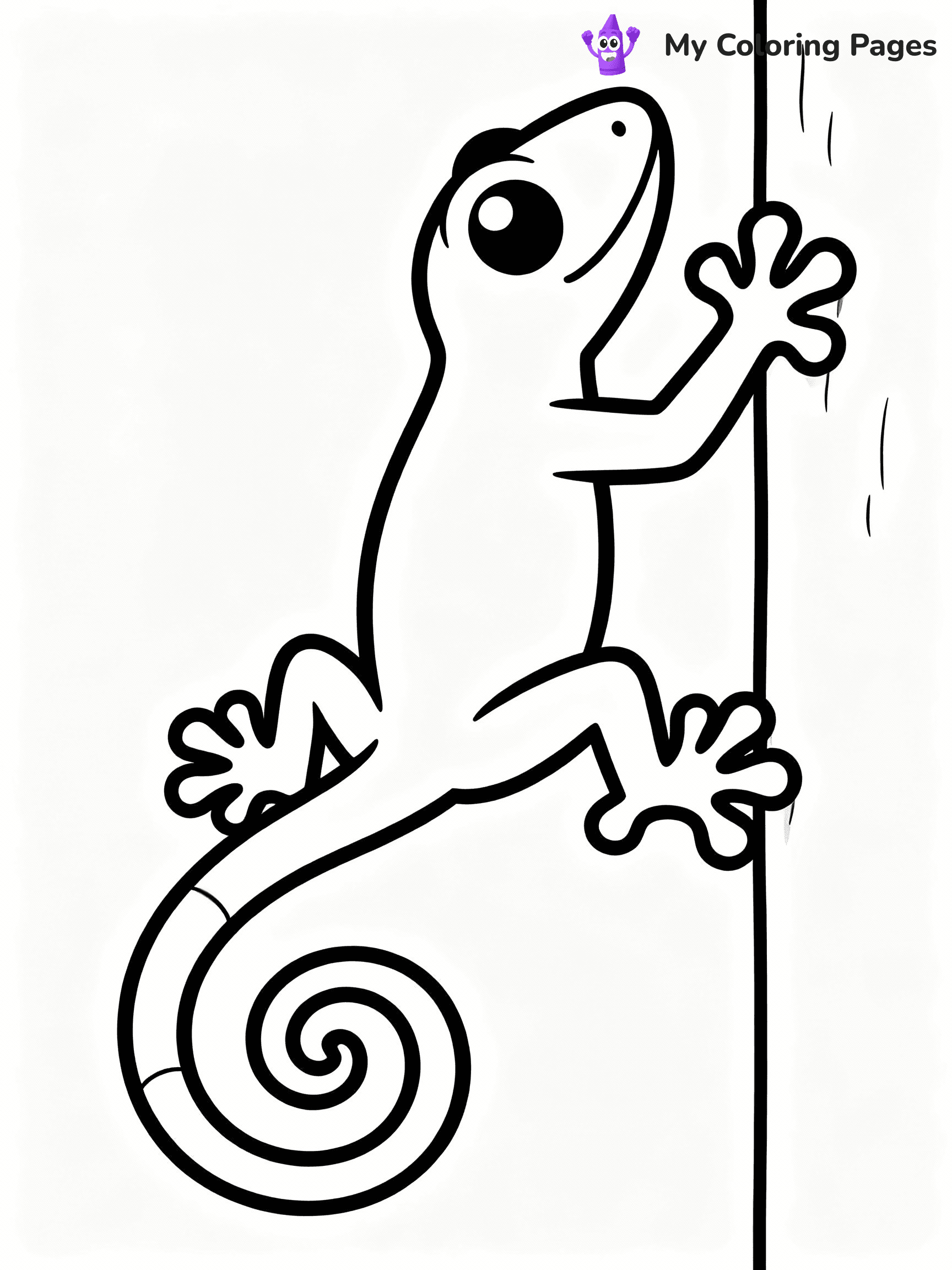 Lizard Coloring Pages - 10