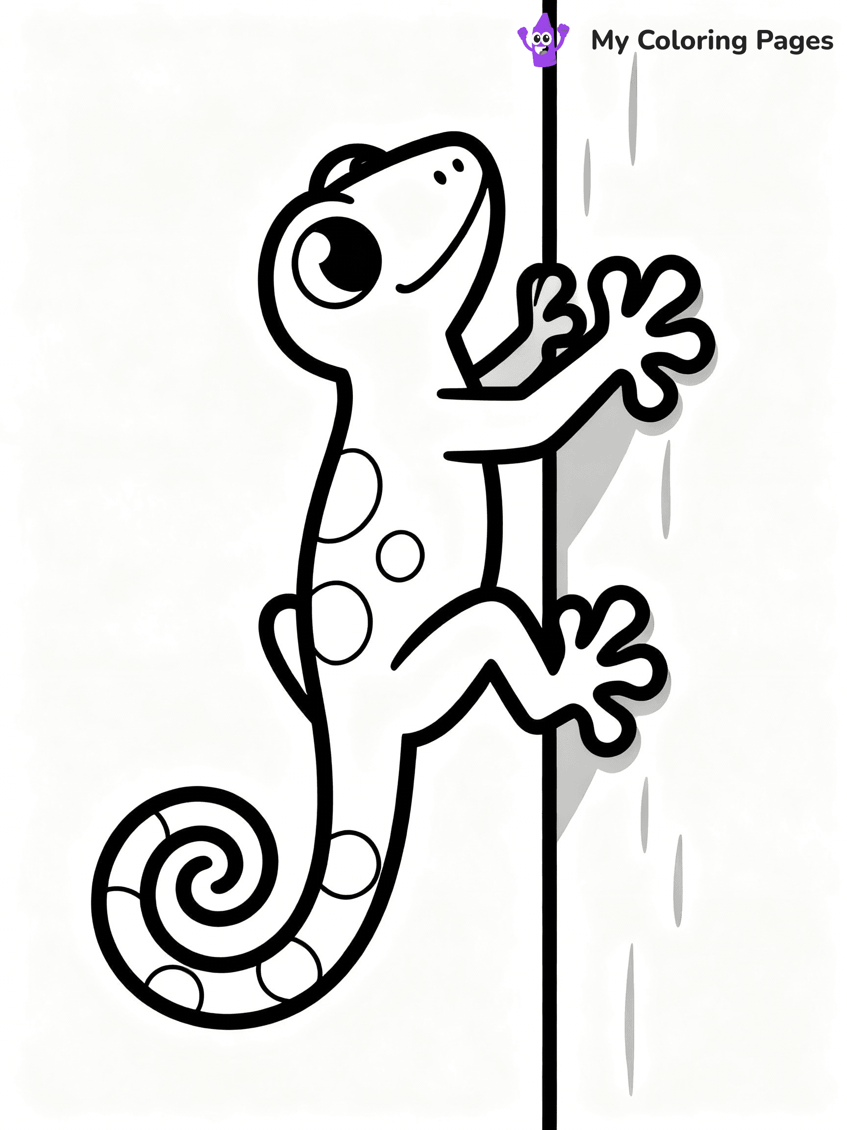 Lizard Coloring Pages - 9