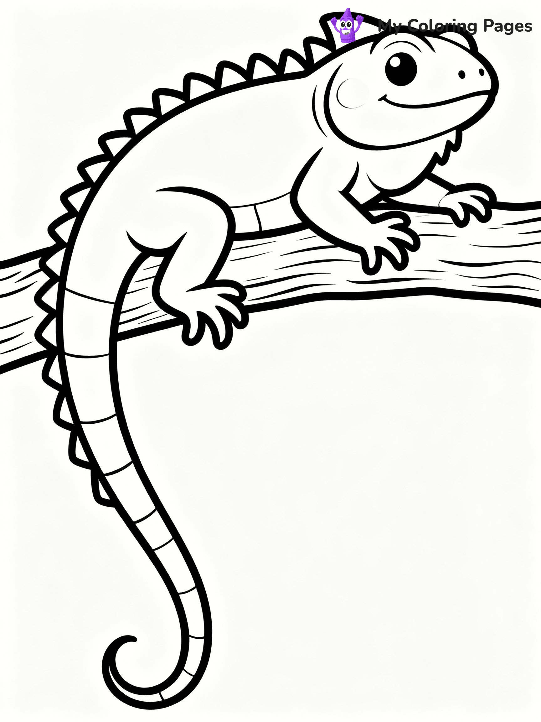 Lizard Coloring Pages - 5