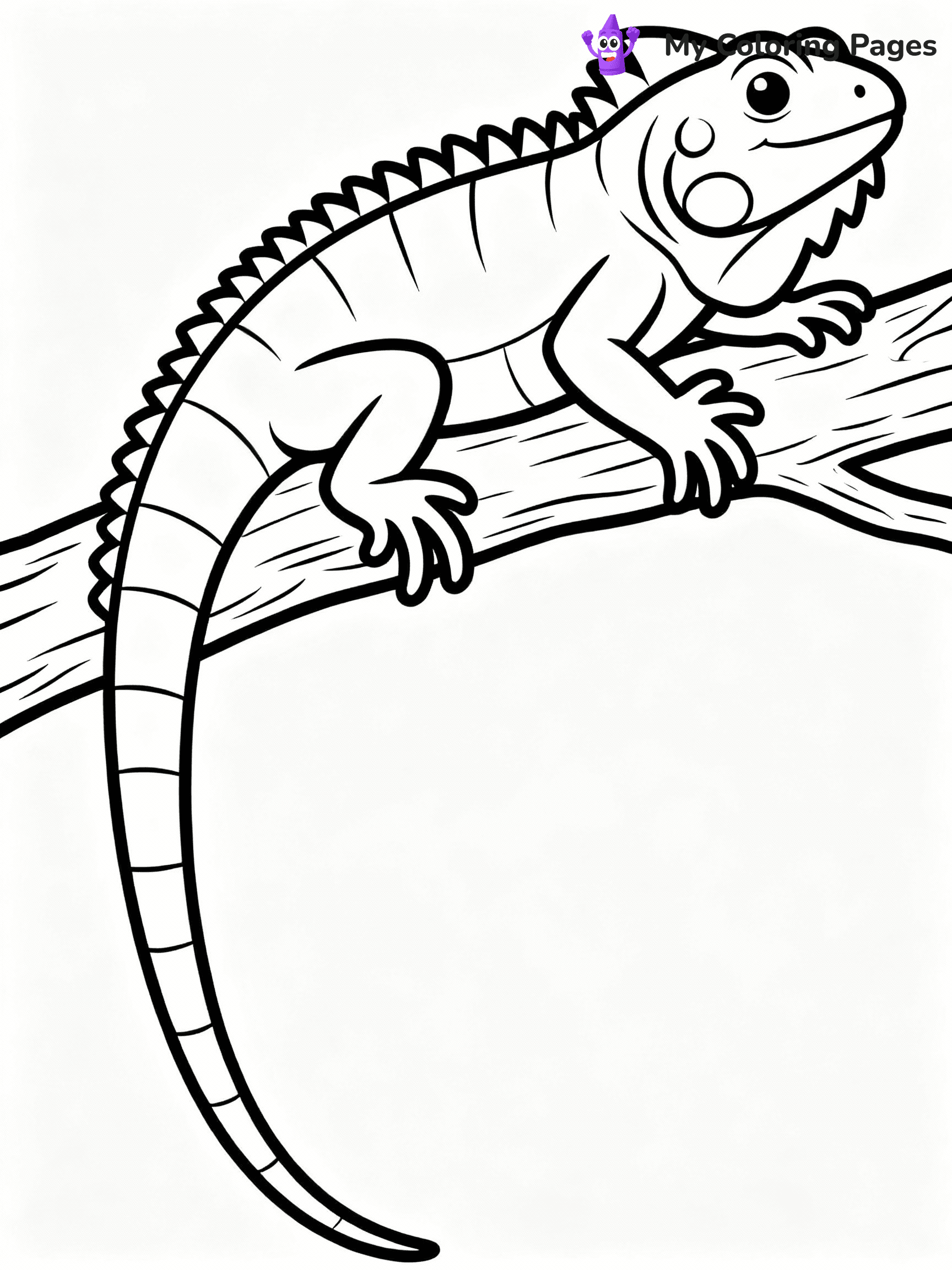 Lizard Coloring Pages - 2