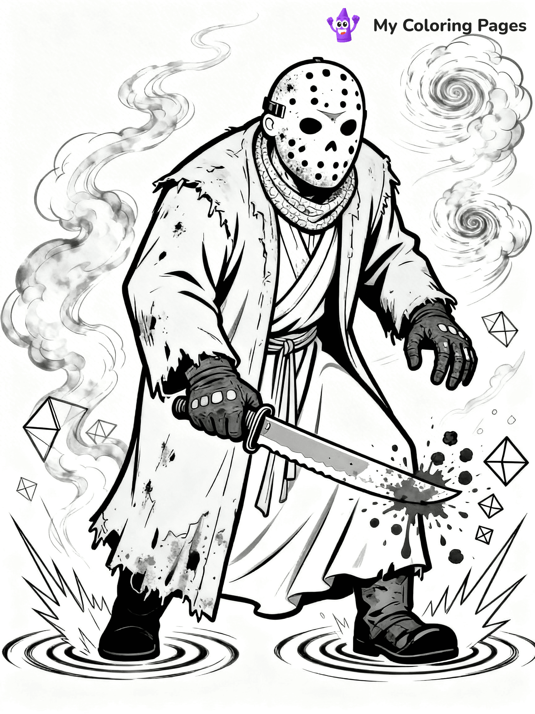 Jason Coloring Pages - 19