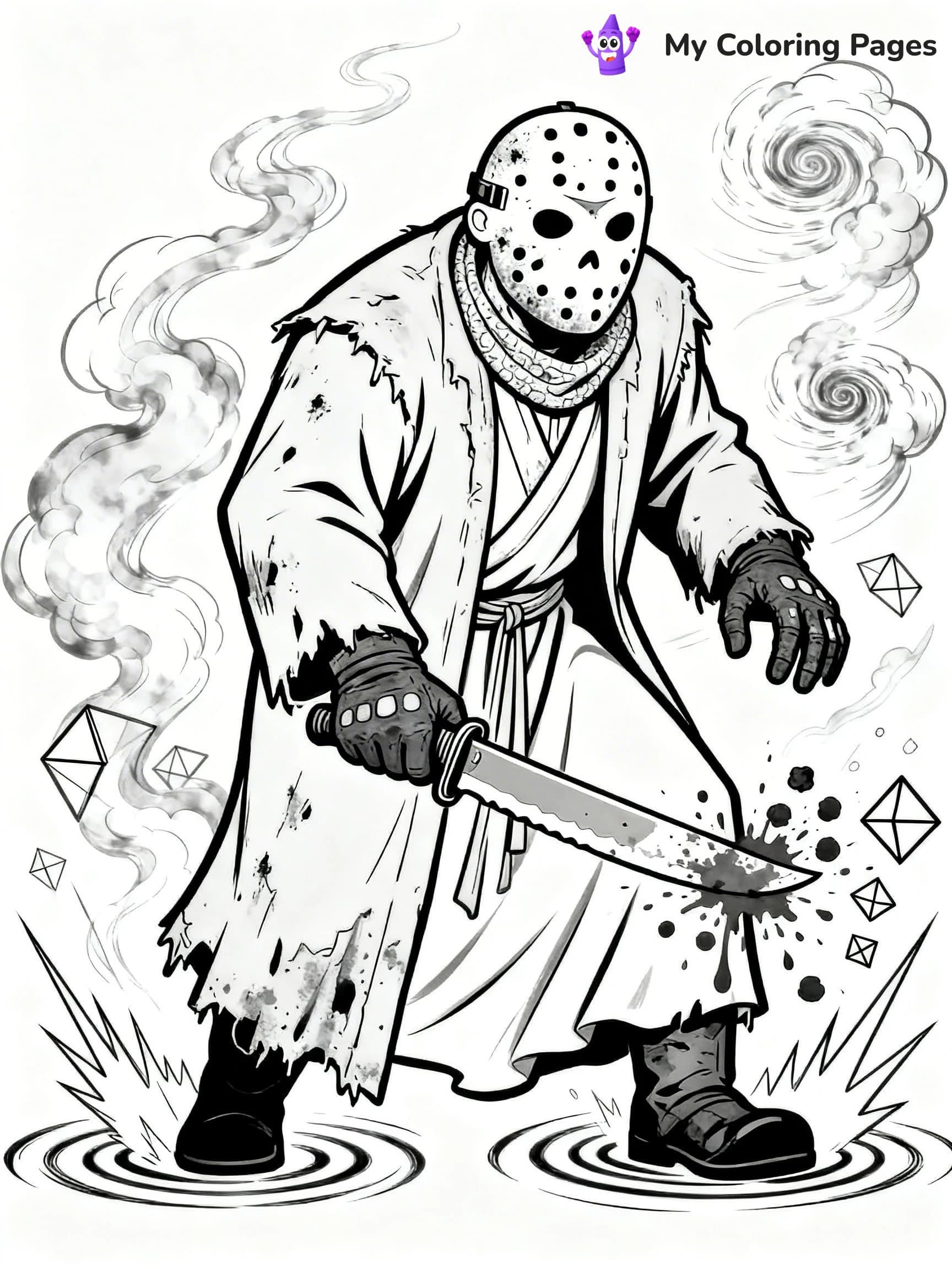 Jason Coloring Pages - 19