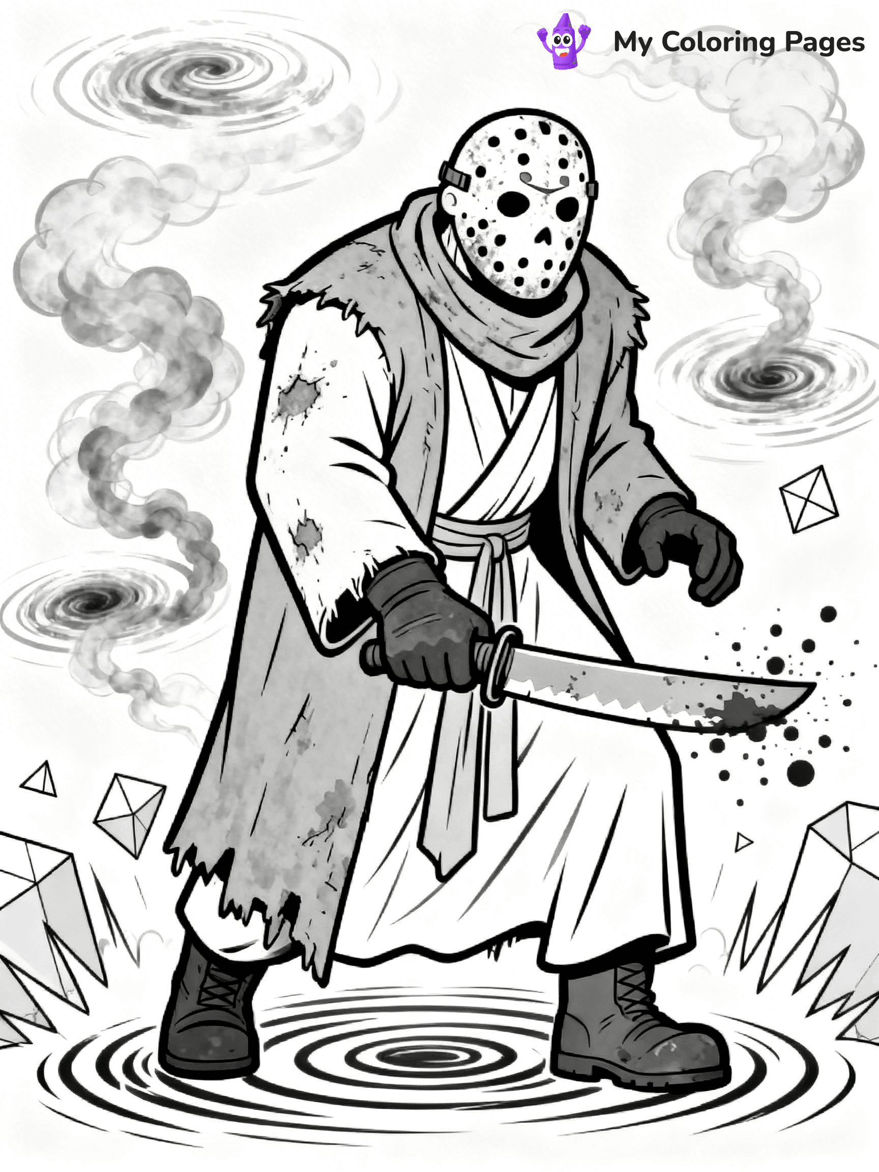 Jason Coloring Pages - 18