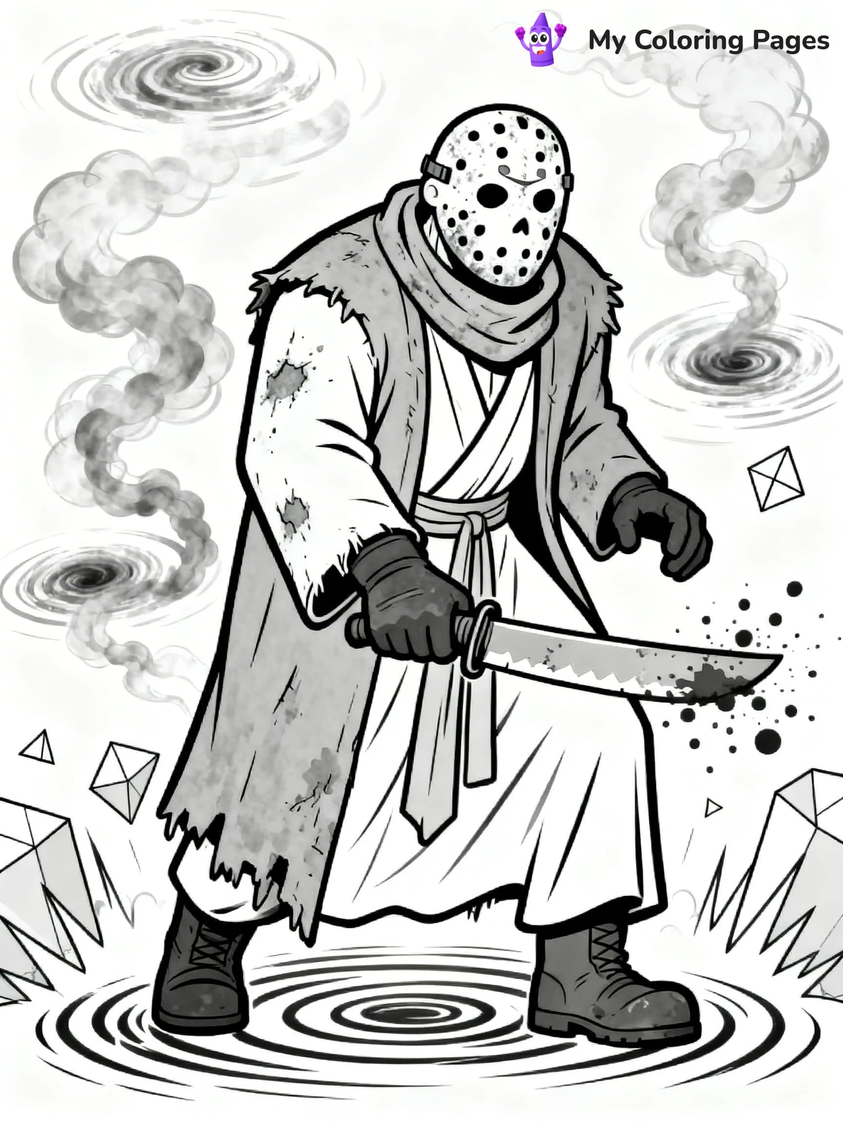 Jason Coloring Pages - 18