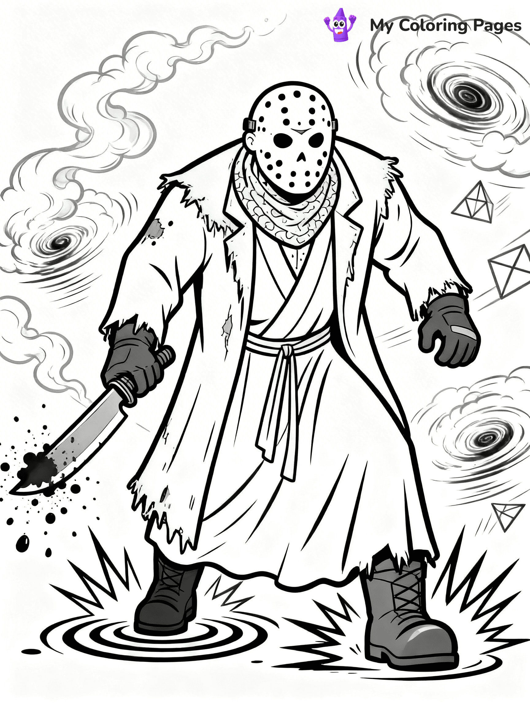 Jason Coloring Pages - 17