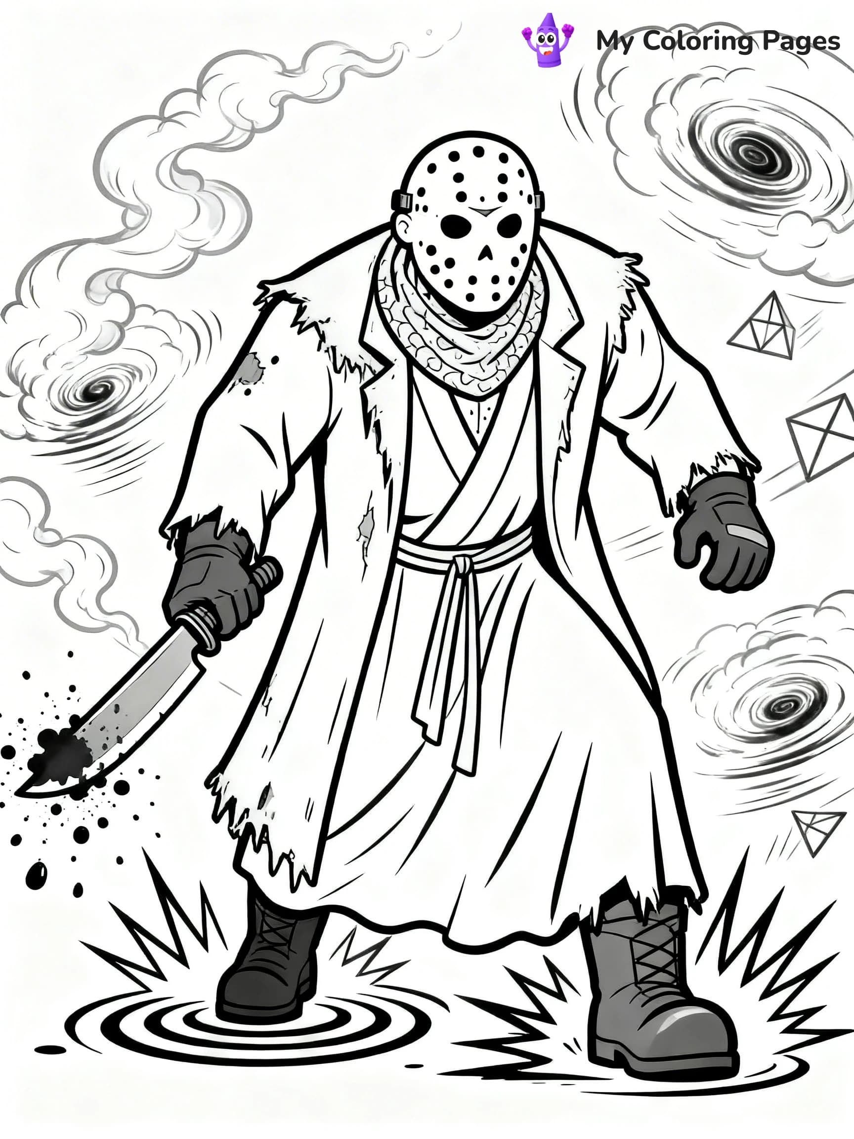 Jason Coloring Pages - 17