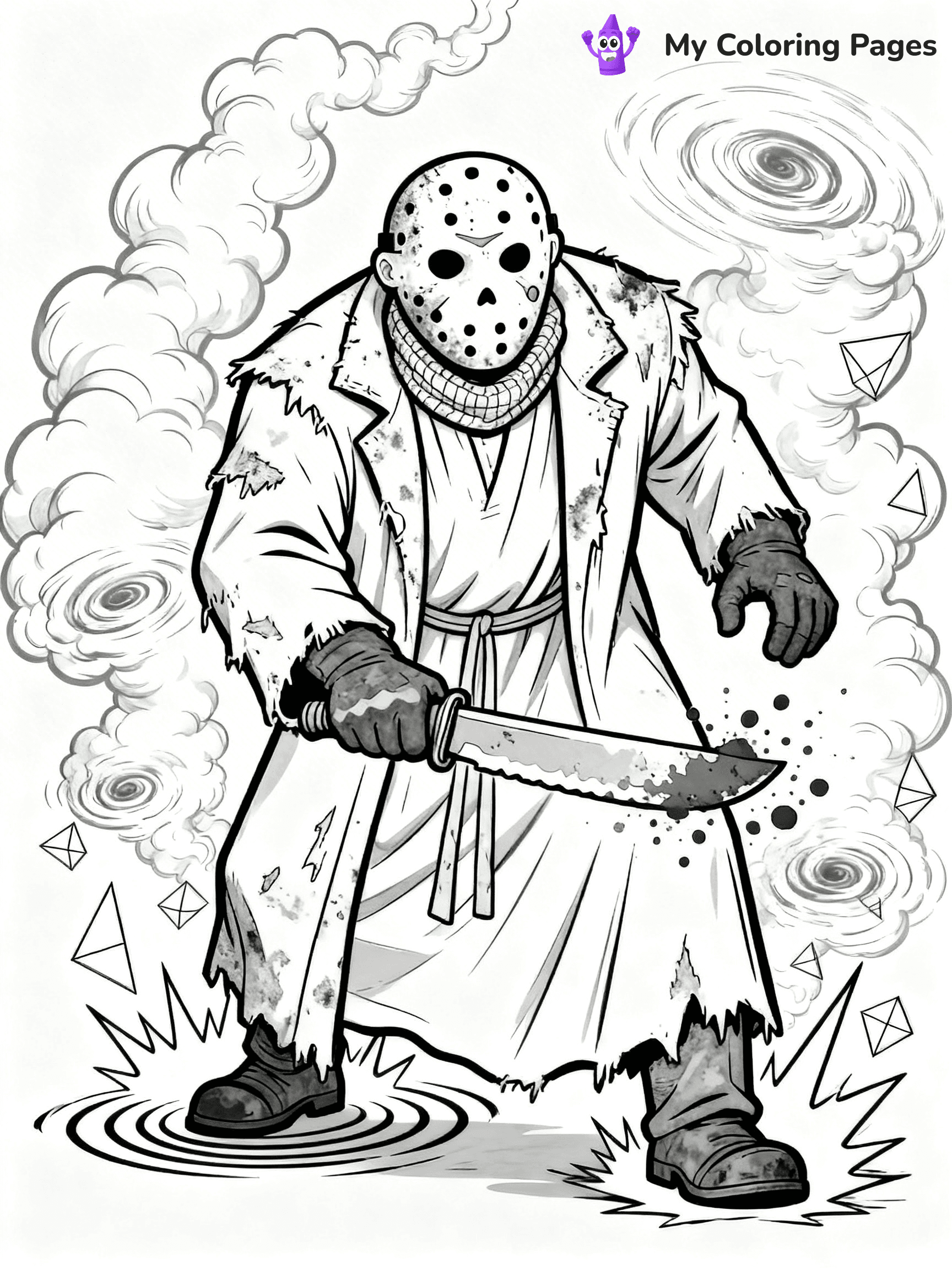 Jason Coloring Pages - 15