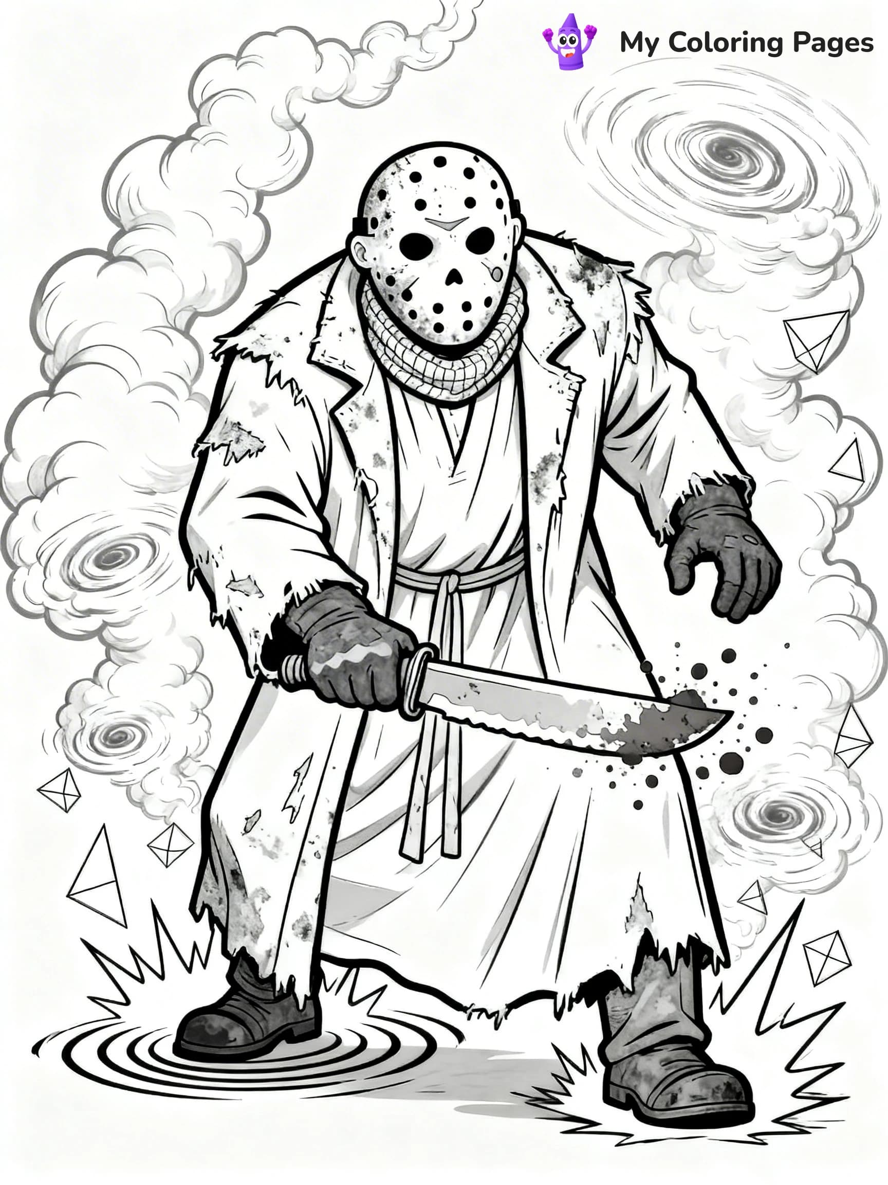 Jason Coloring Pages - 15