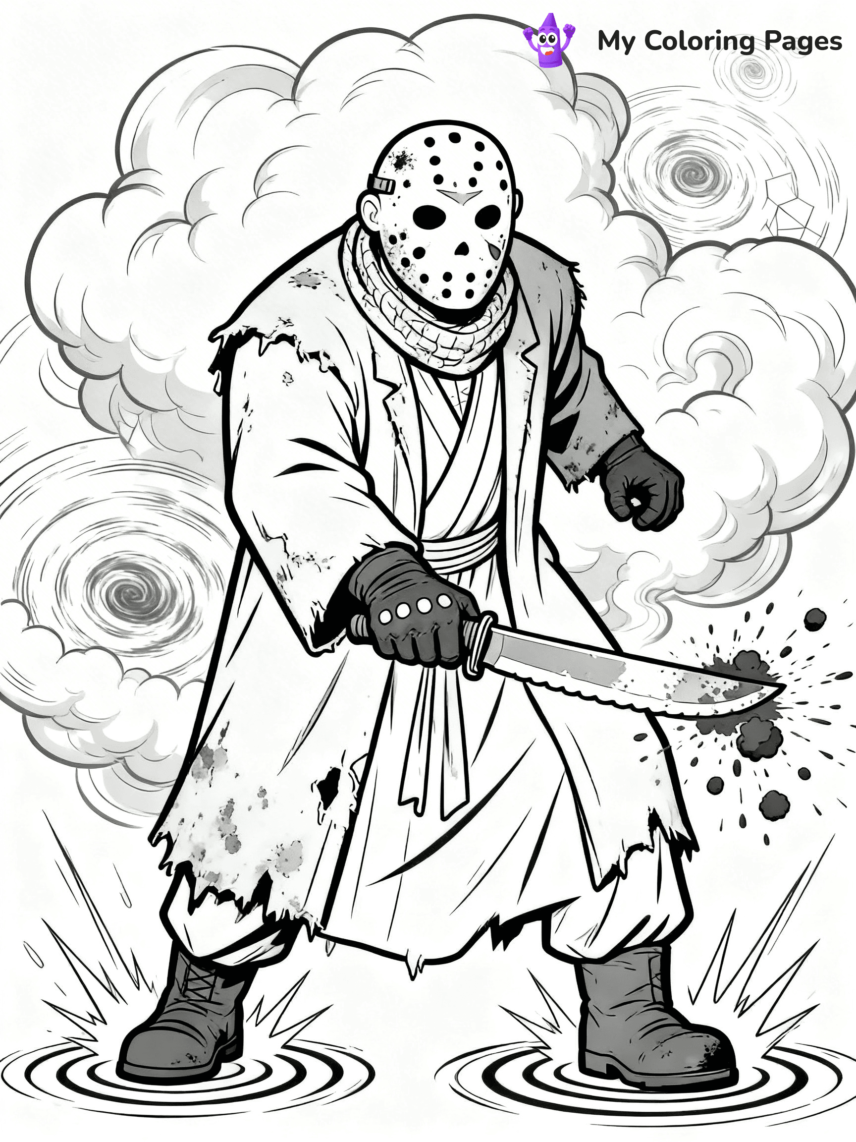 Jason Coloring Pages - 14