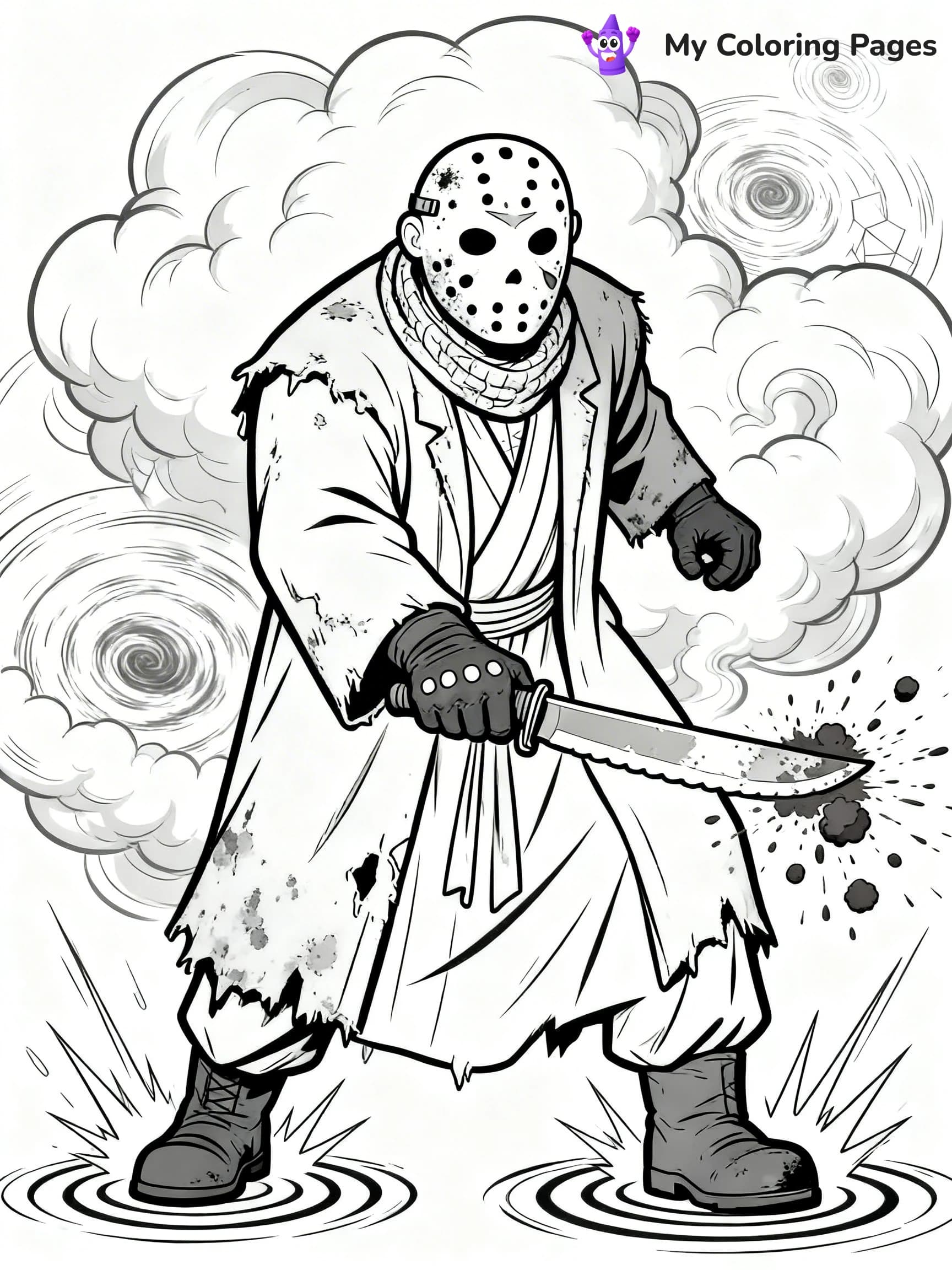 Jason Coloring Pages - 14