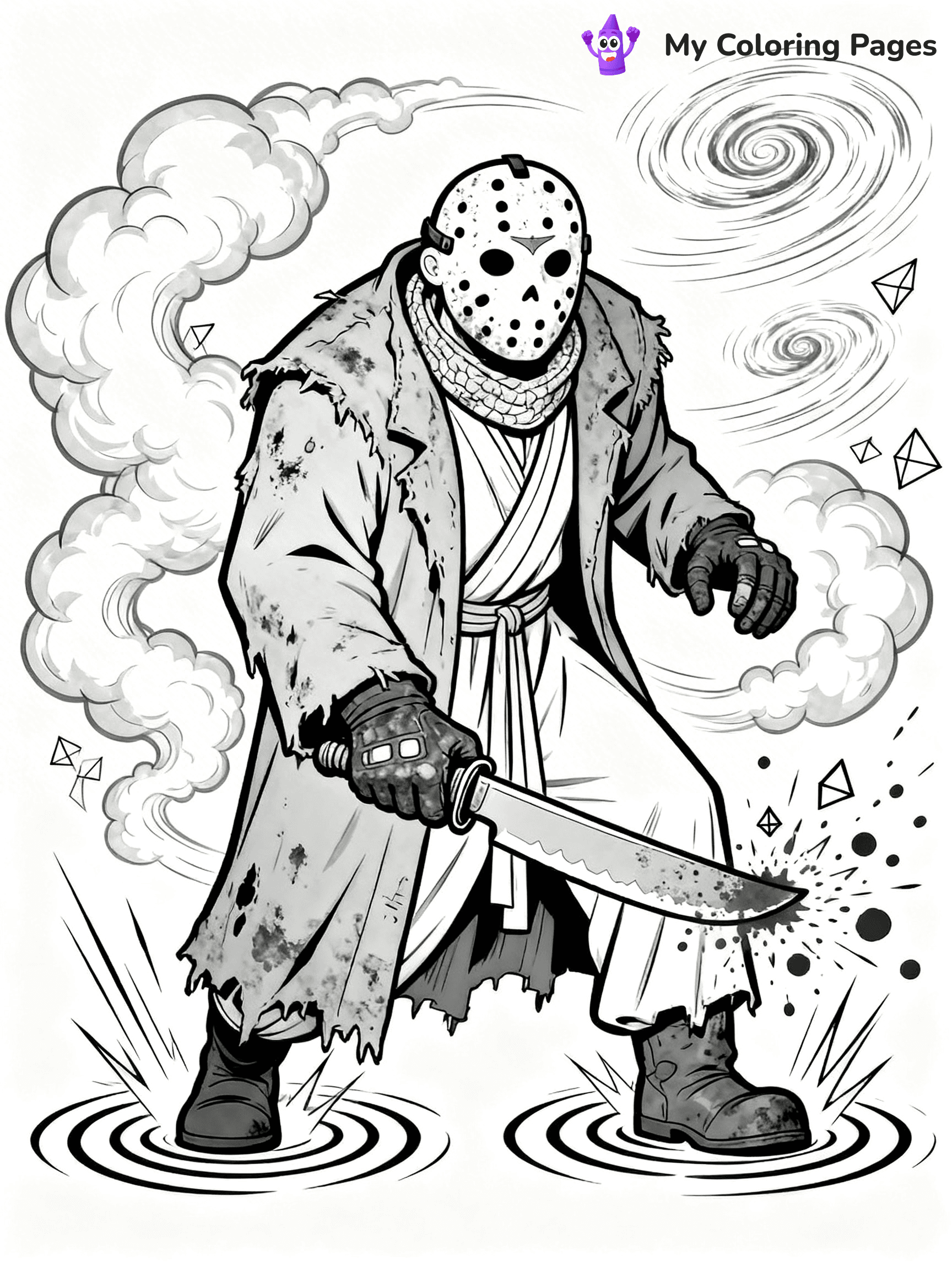 Jason Coloring Pages - 13