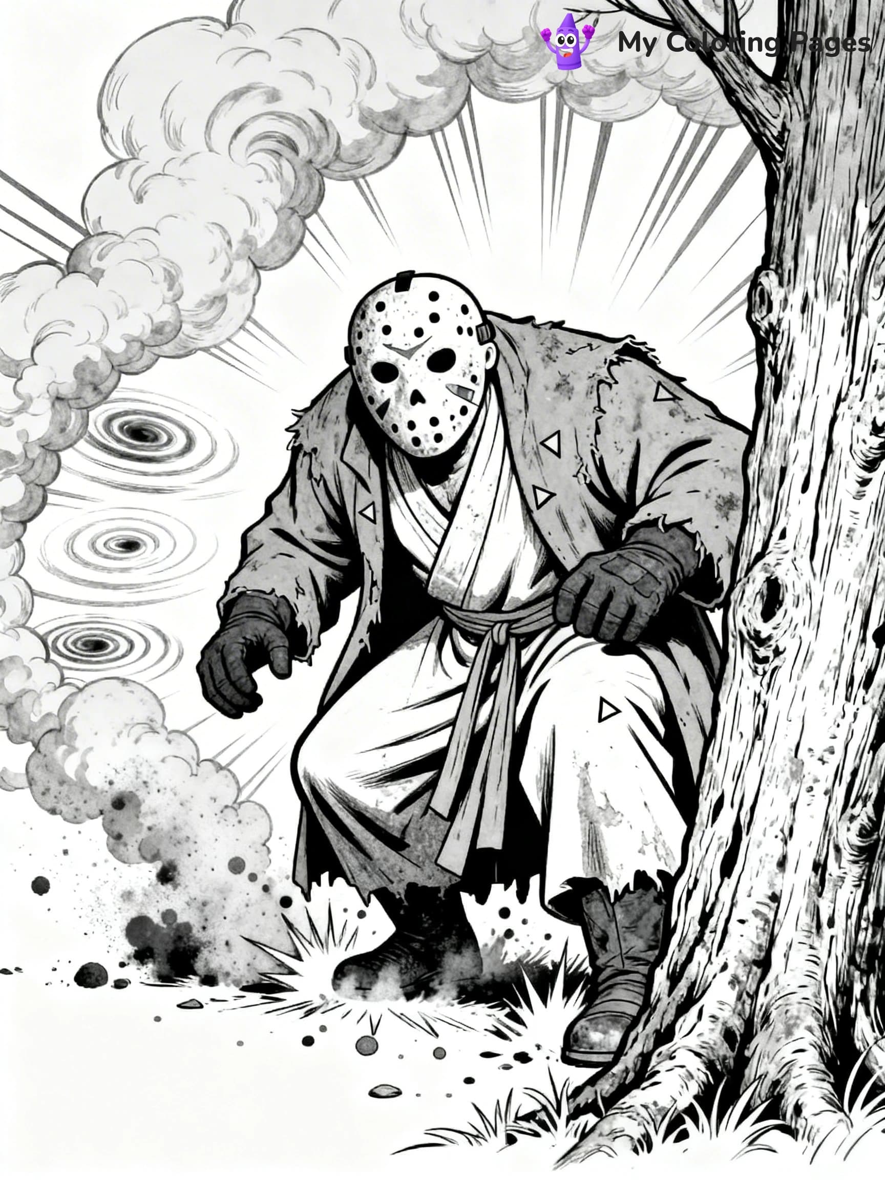 Jason Coloring Pages - 12