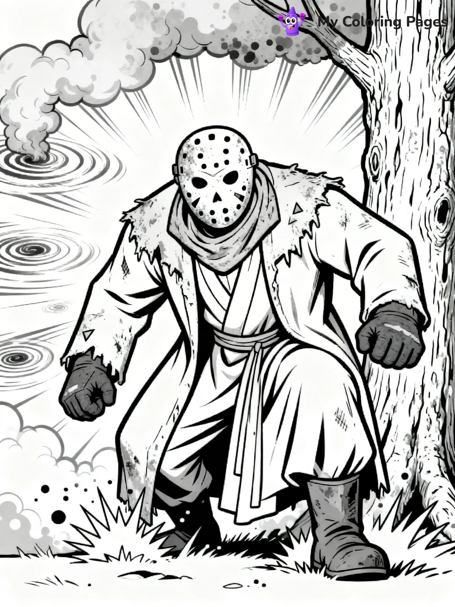 Jason Coloring Pages - 11