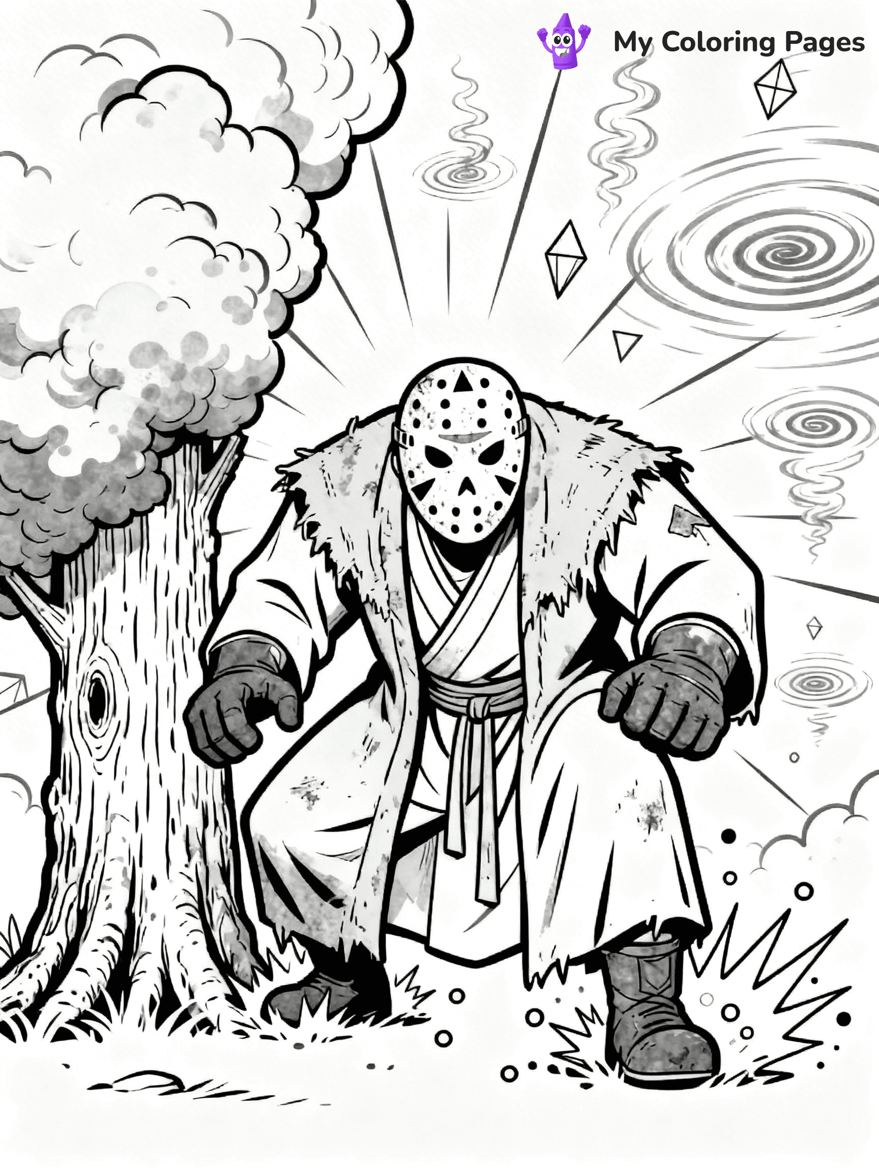 Jason Coloring Pages - 10