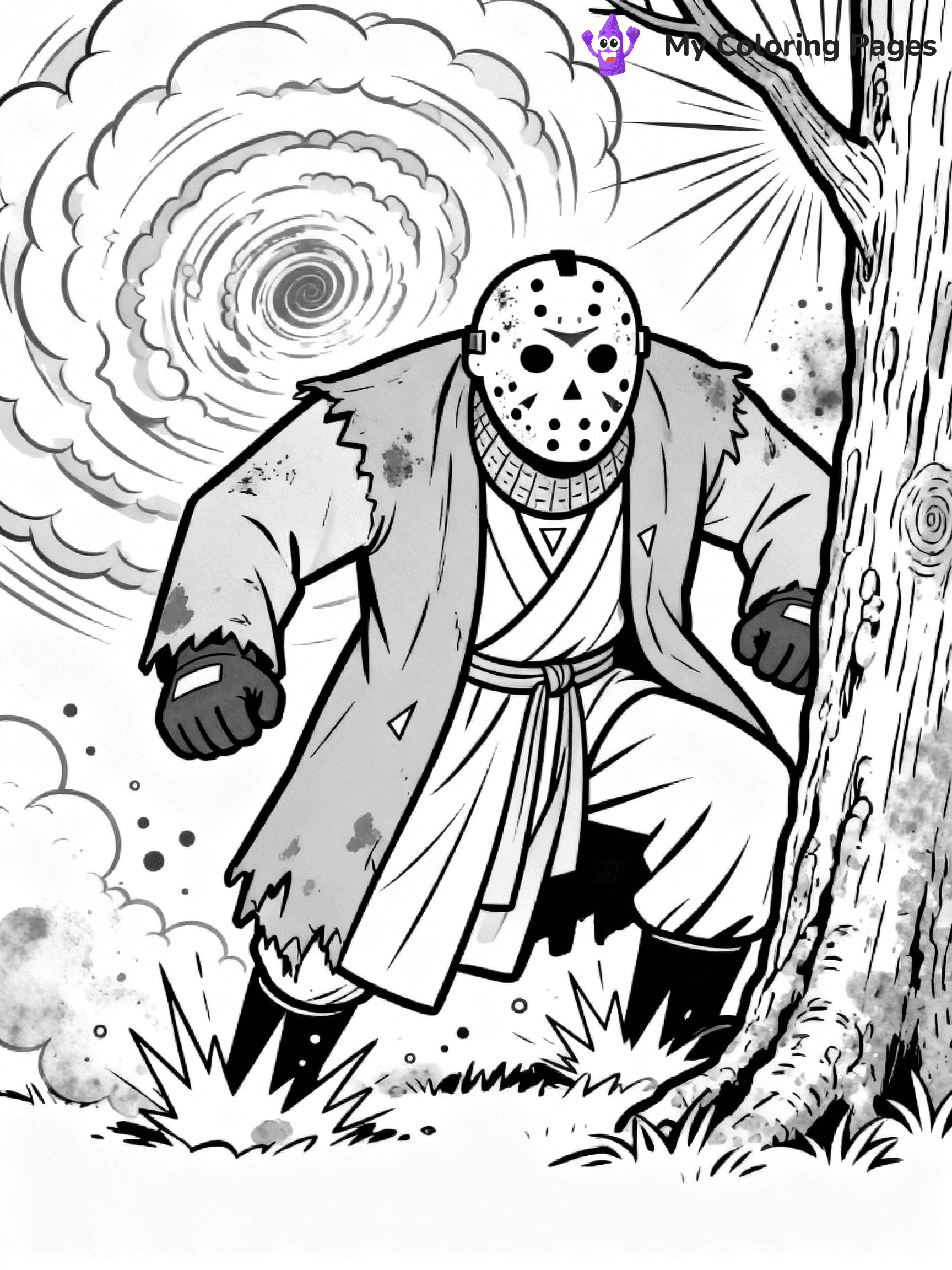 Jason Coloring Pages - 9