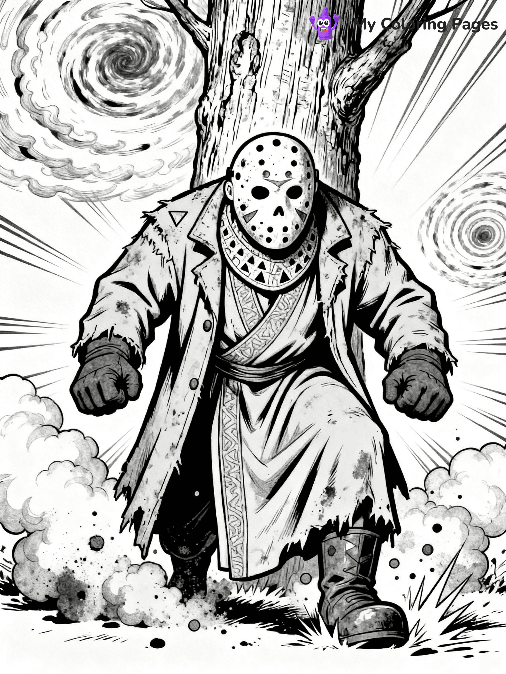 Jason Coloring Pages - 8