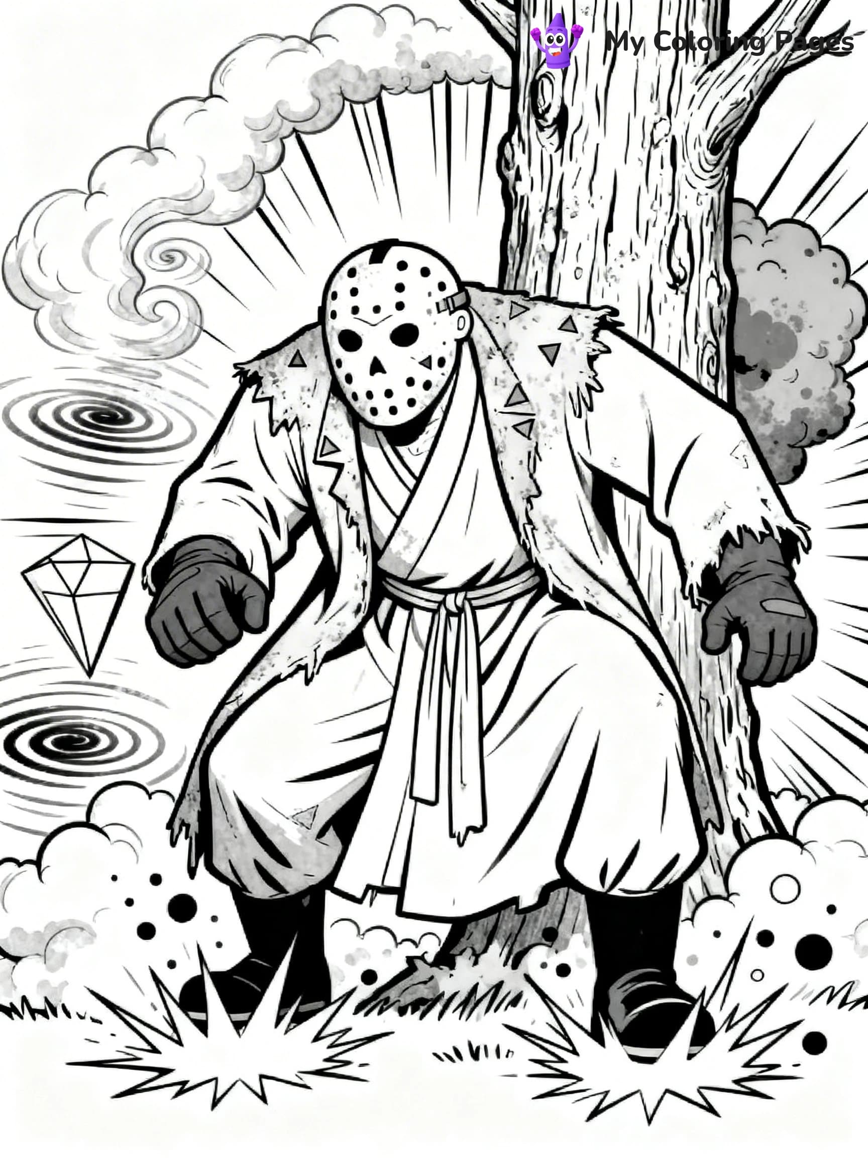 Jason Coloring Pages - 7
