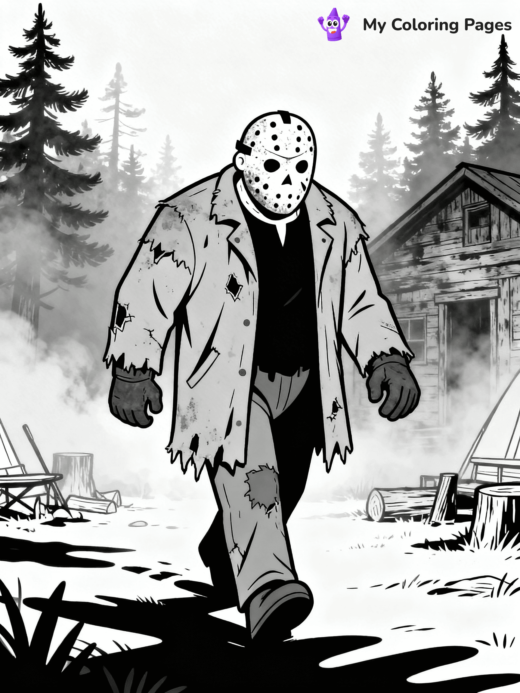 Jason Coloring Pages - 6