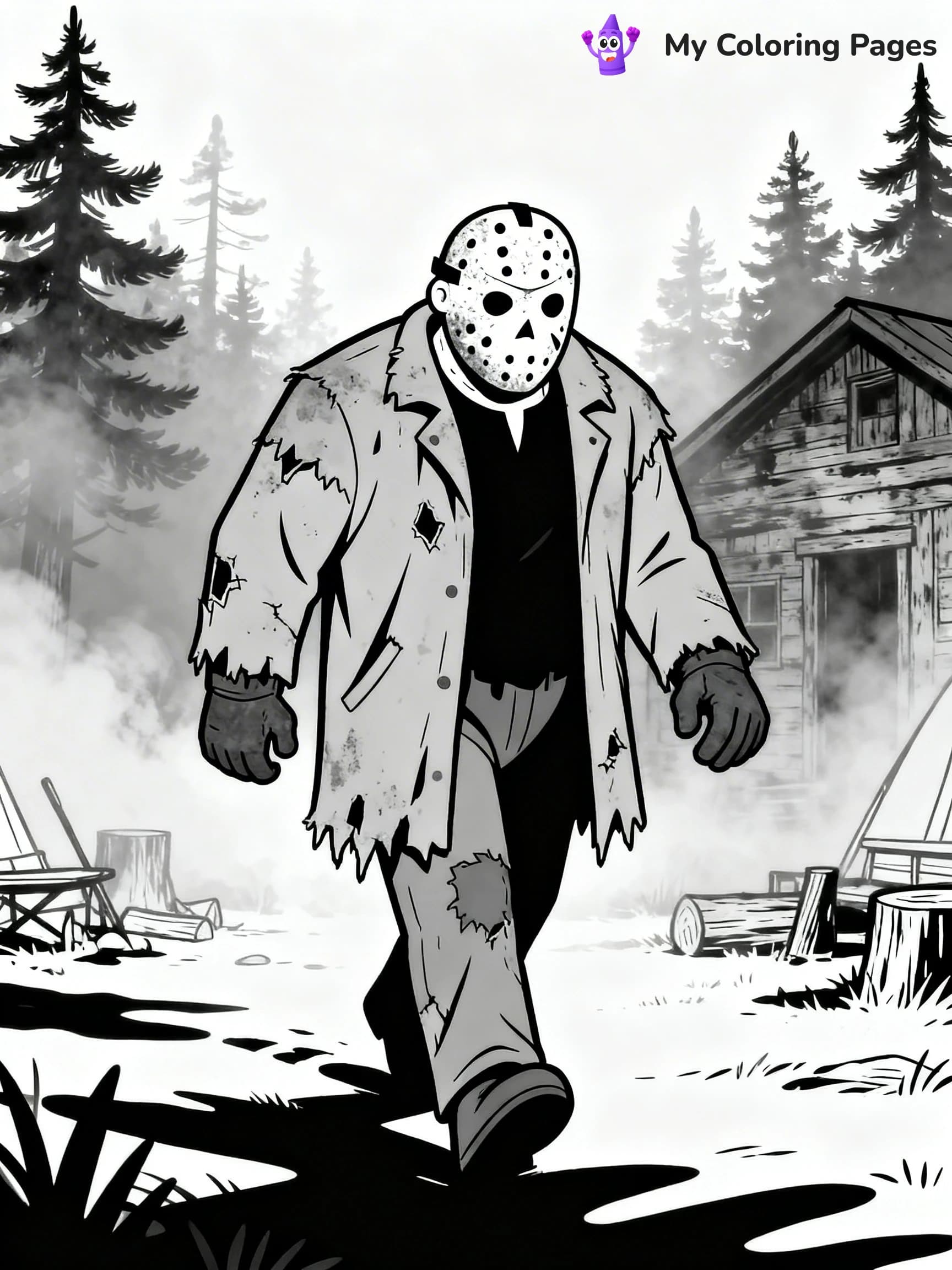 Jason Coloring Pages - 6