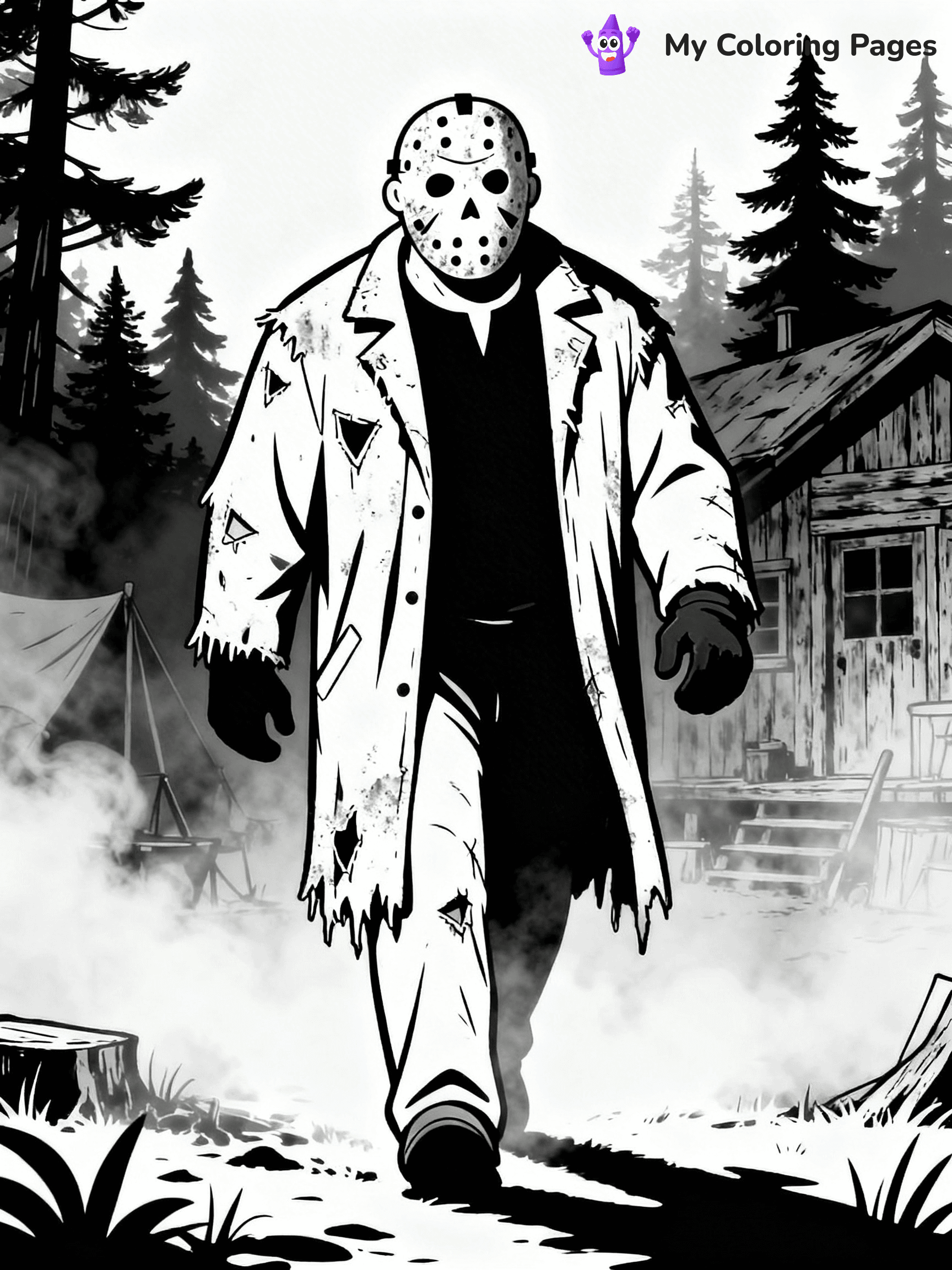 Jason Coloring Pages - 5