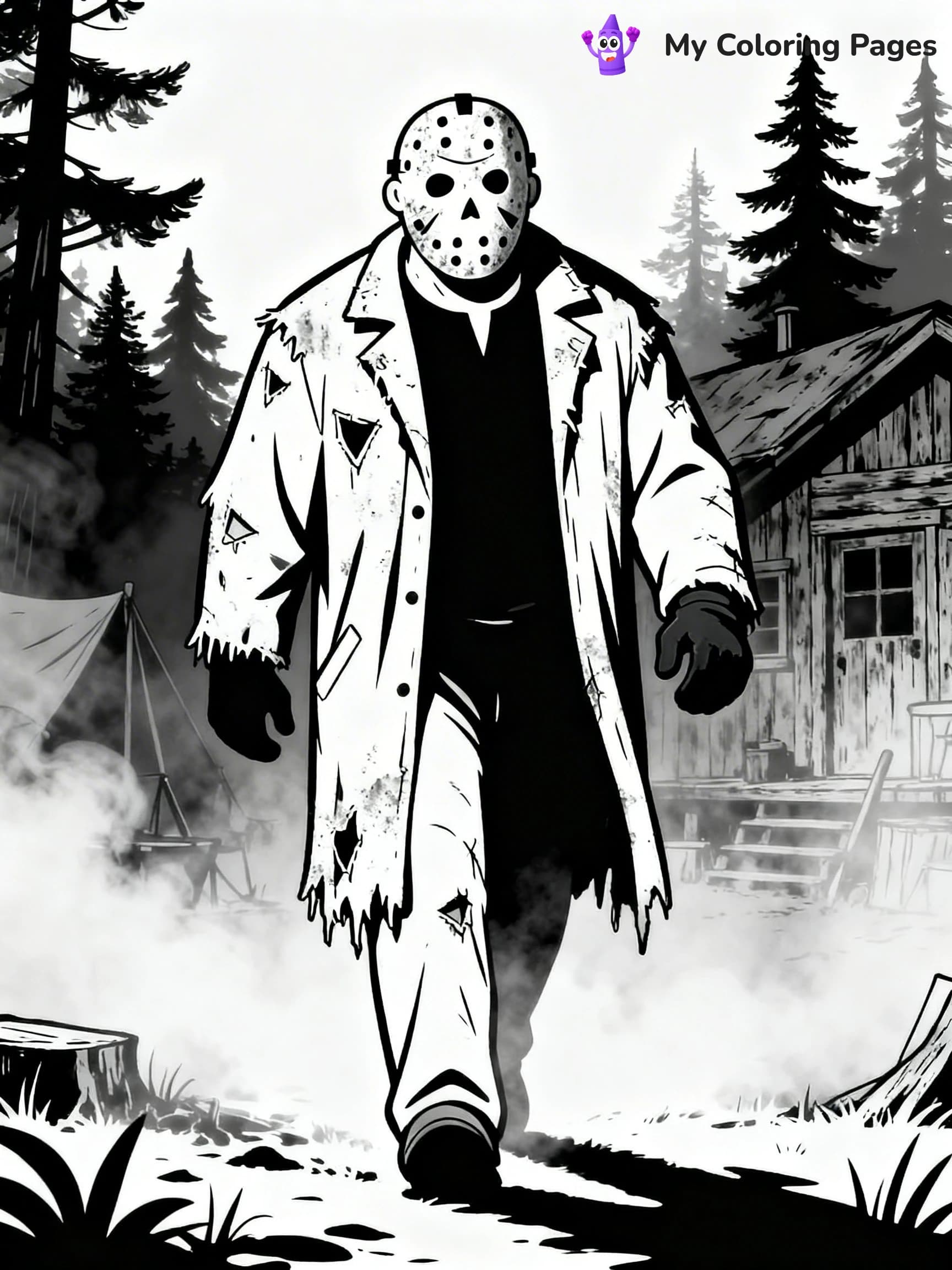 Jason Coloring Pages - 5