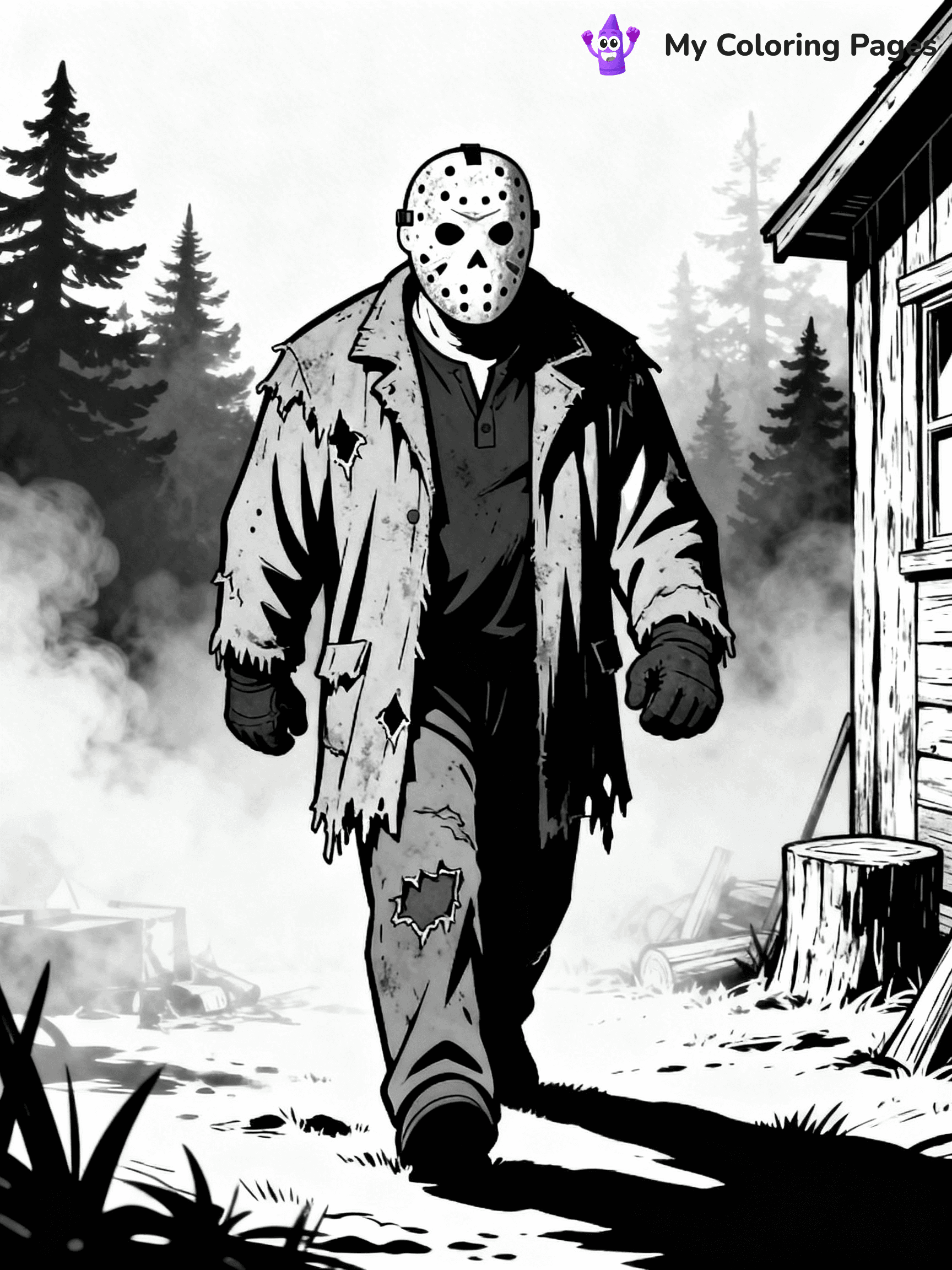 Jason Coloring Pages - 3