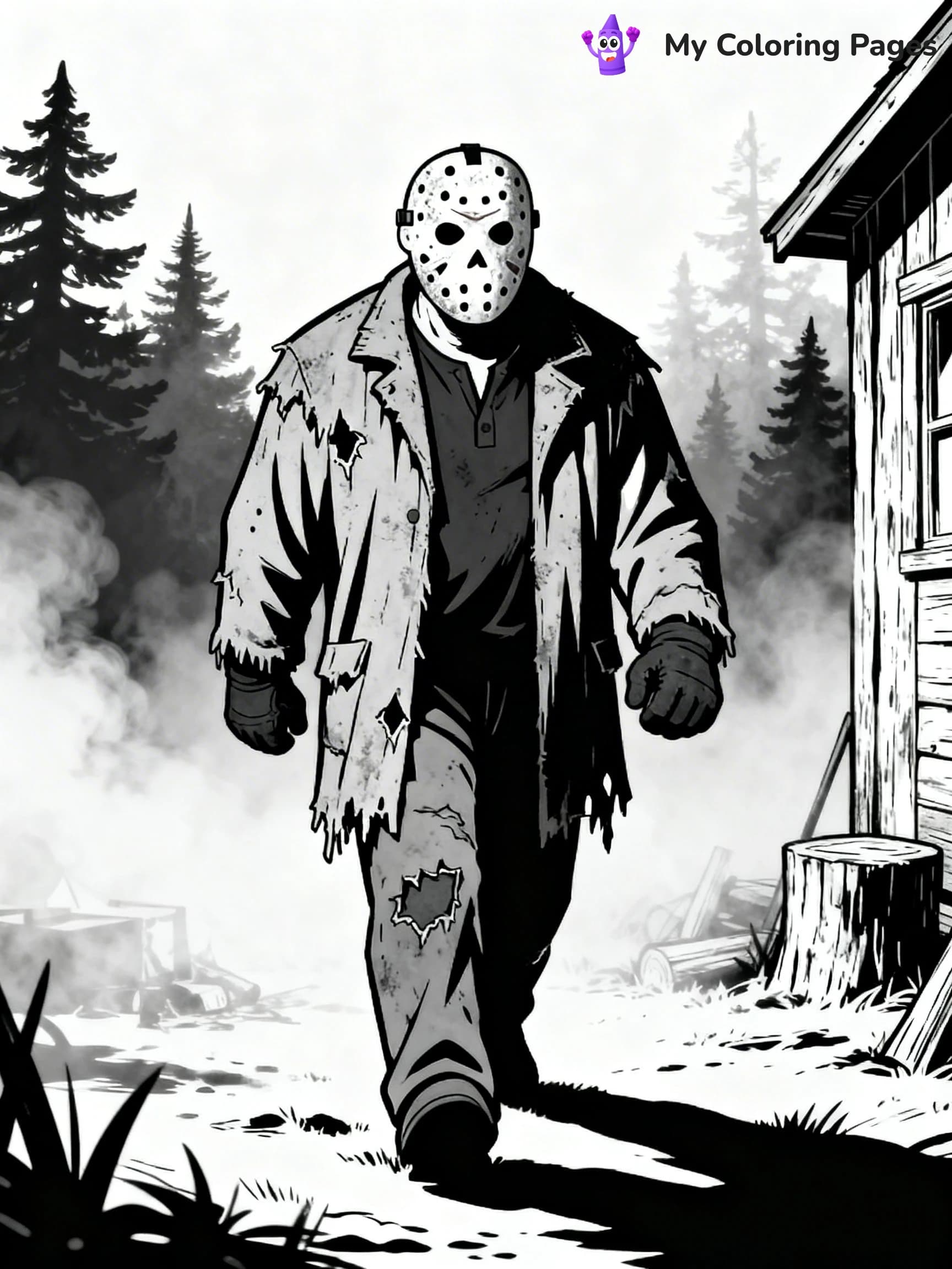 Jason Coloring Pages - 3