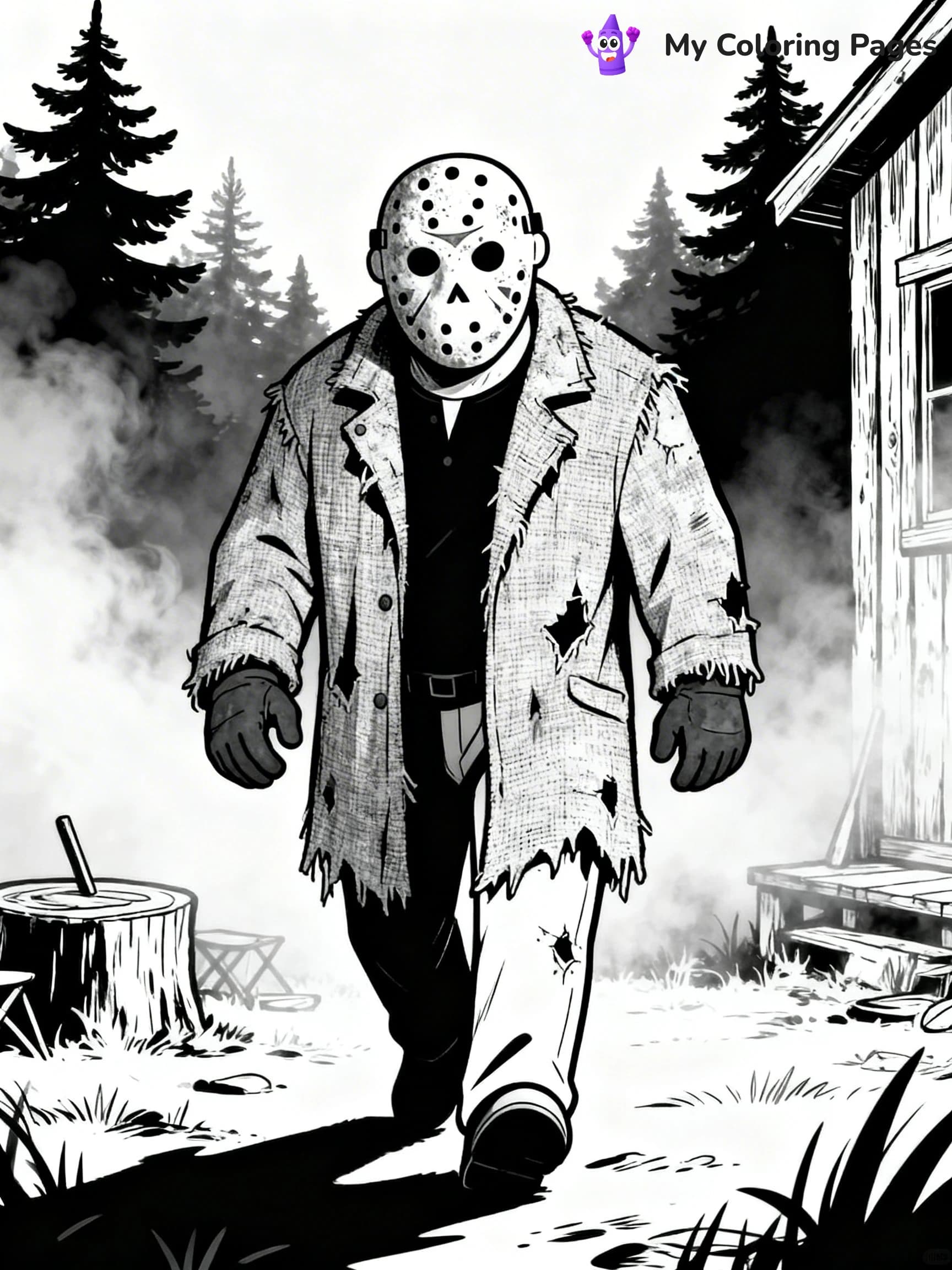 Jason Coloring Pages - 1