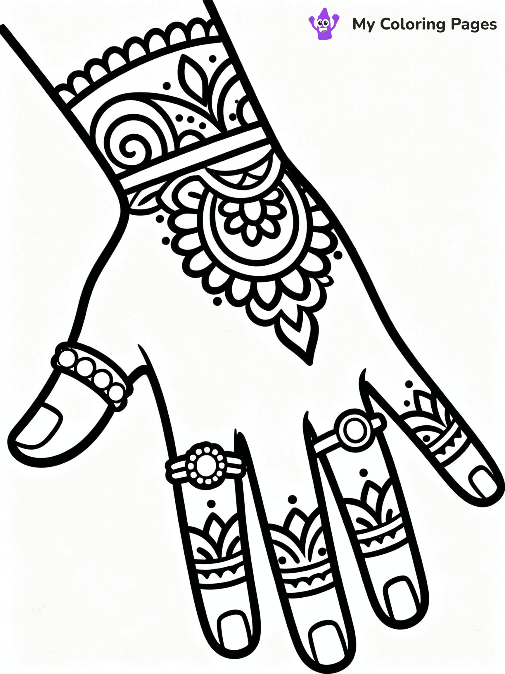 Indian Coloring Pages - 5
