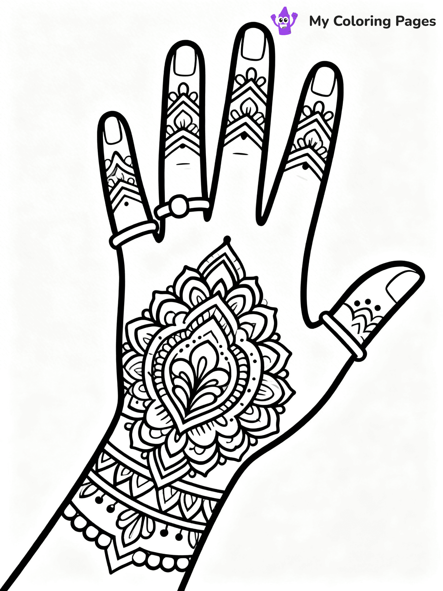 Indian Coloring Pages - 4
