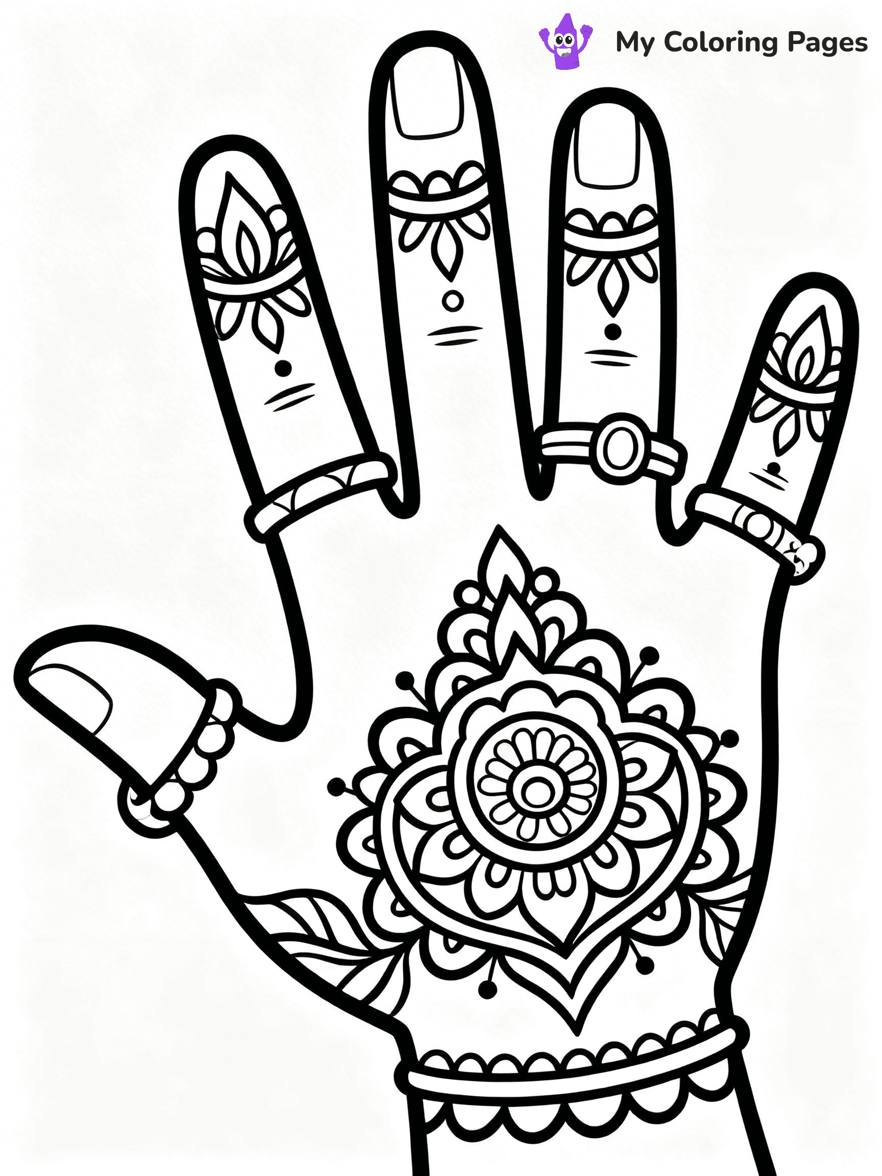 Indian Coloring Pages - 3