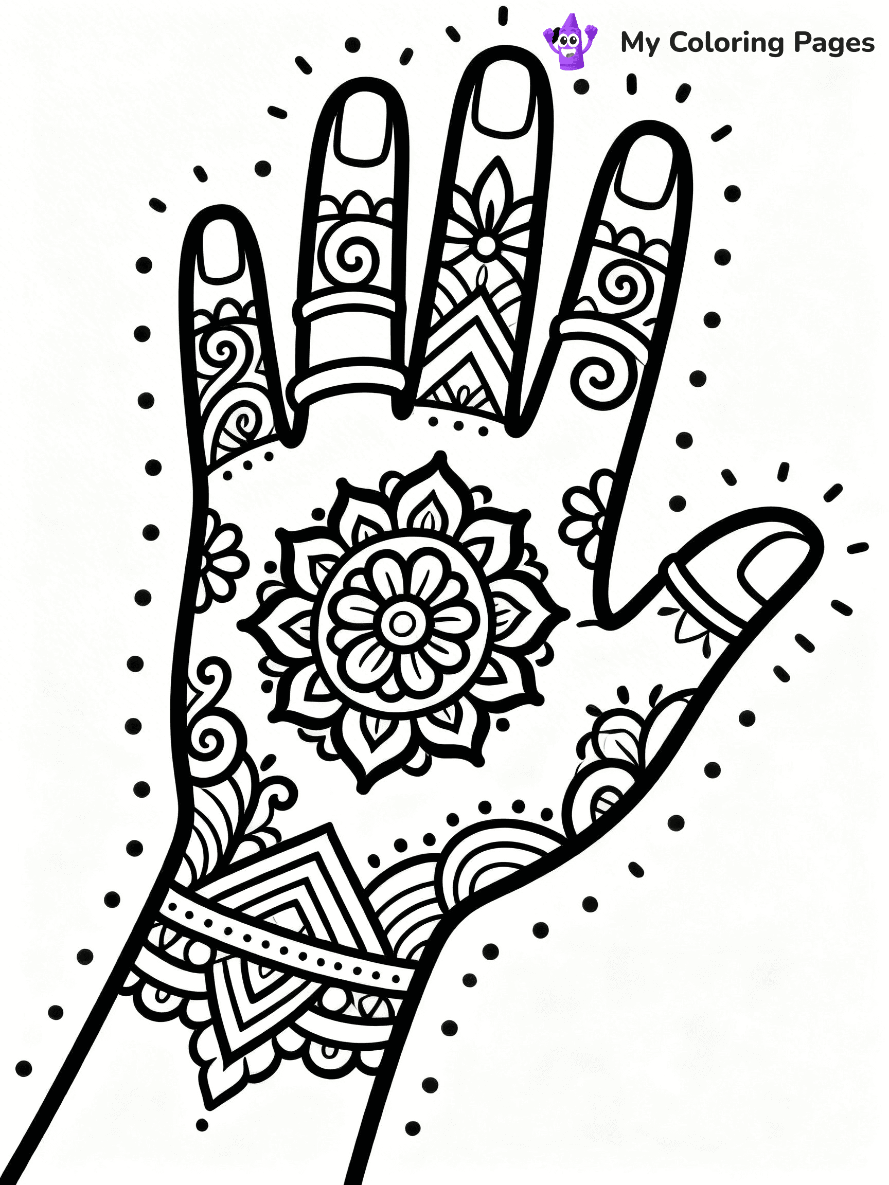 Indian Coloring Pages - 2