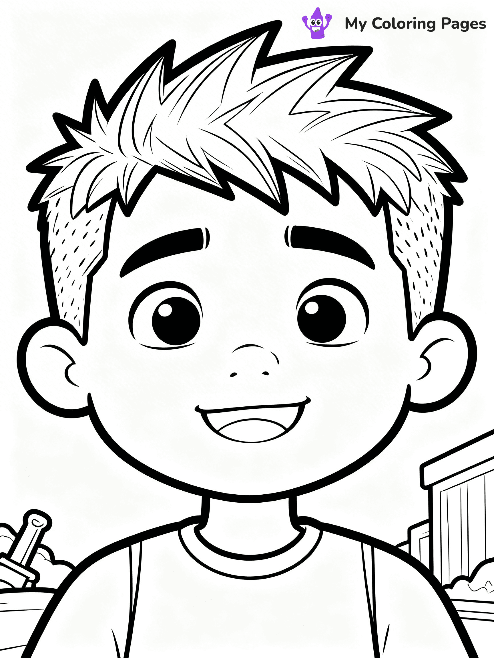 Hairstyle Coloring Pages - 97