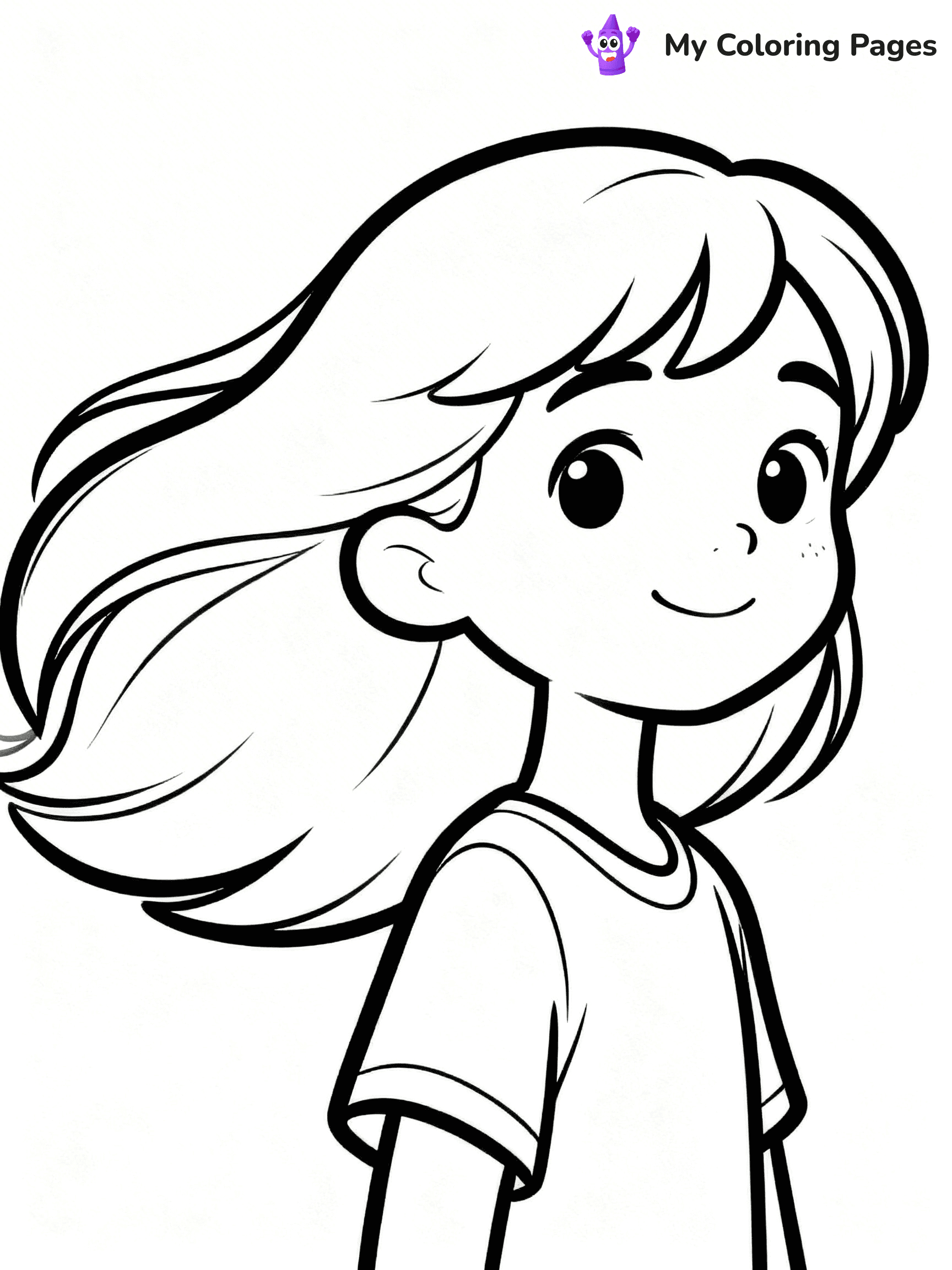 Hairstyle Coloring Pages - 92