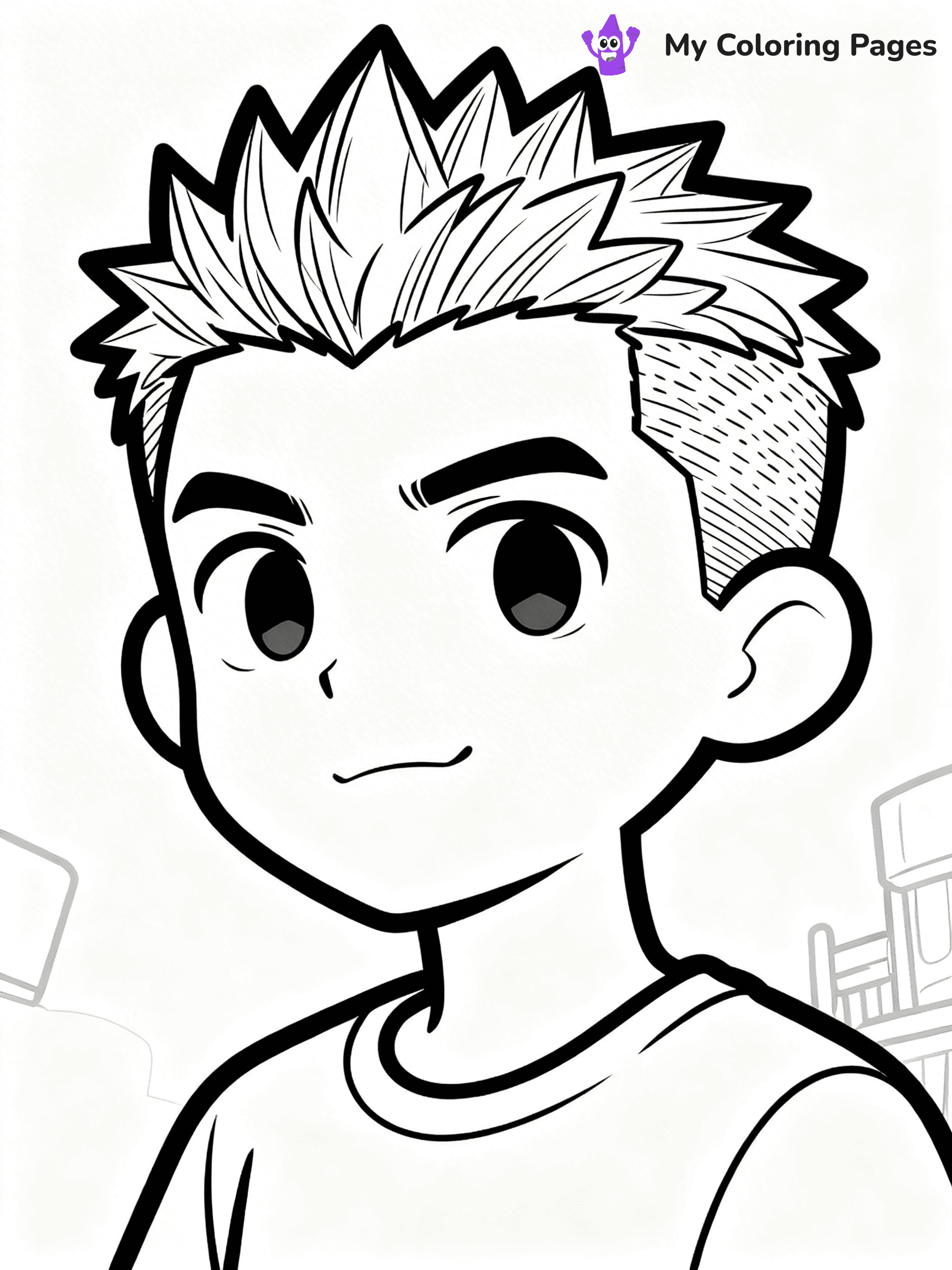 Hairstyle Coloring Pages - 91