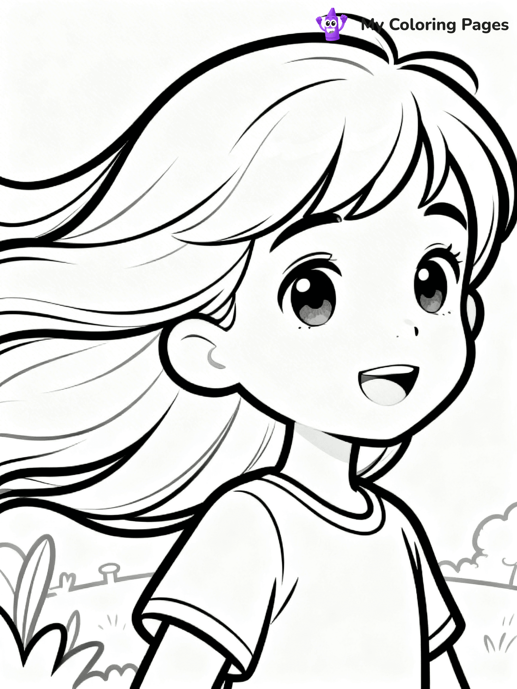 Hairstyle Coloring Pages - 87