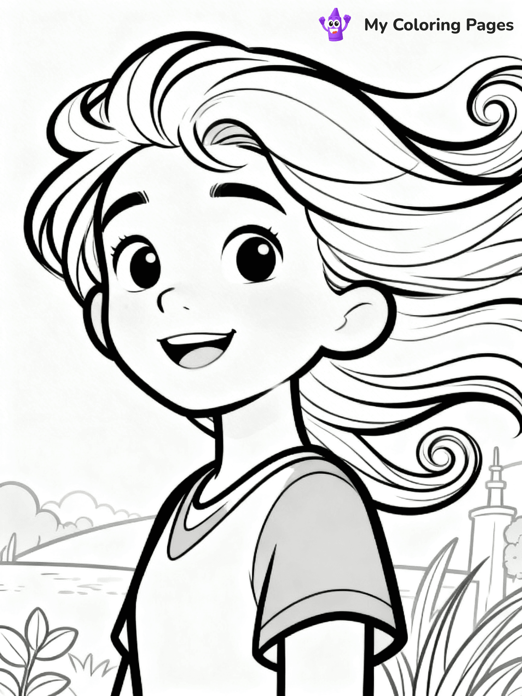 Hairstyle Coloring Pages - 86