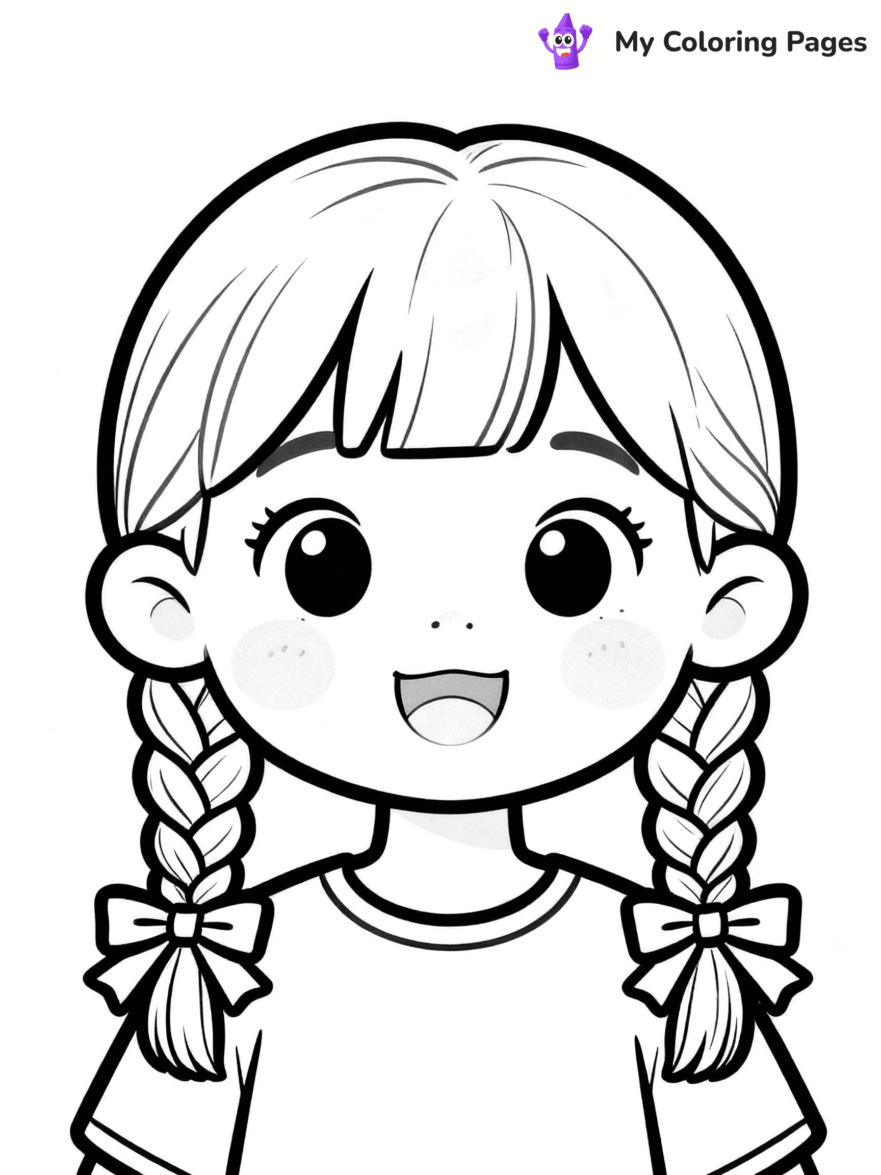 Hairstyle Coloring Pages - 85