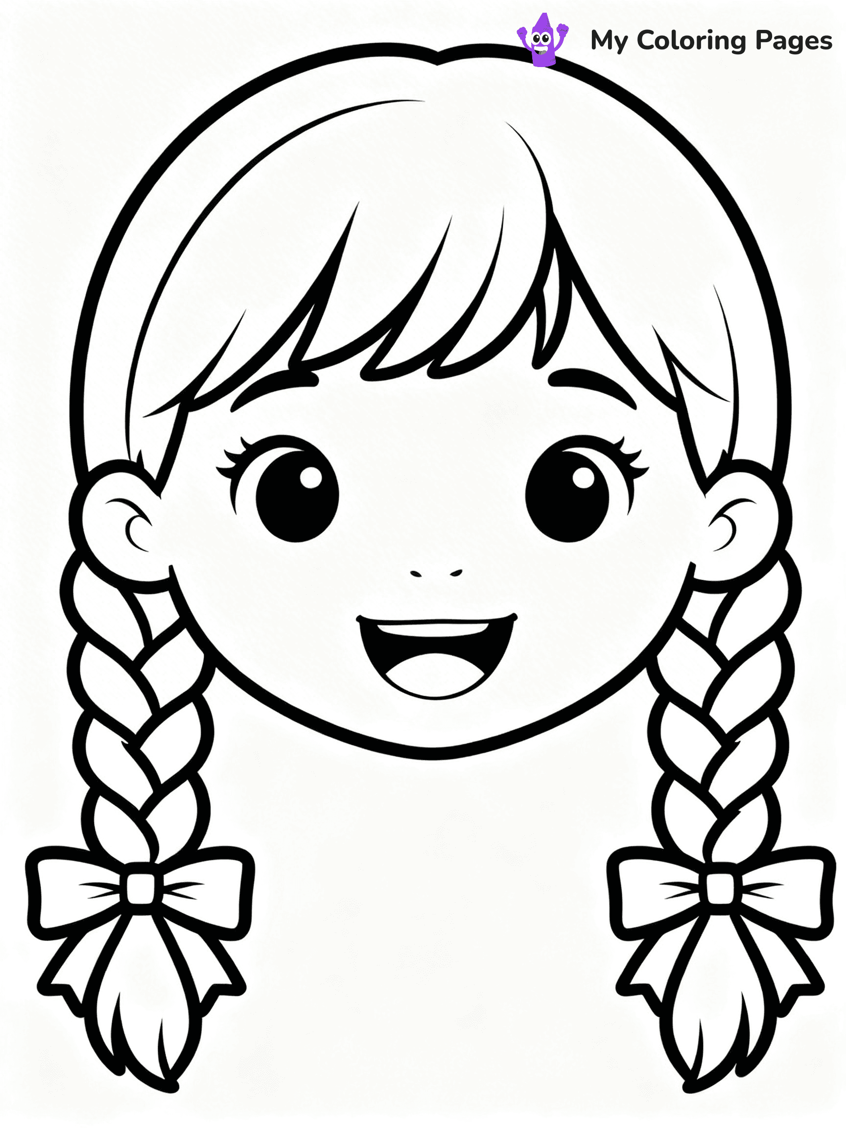 Hairstyle Coloring Pages - 83