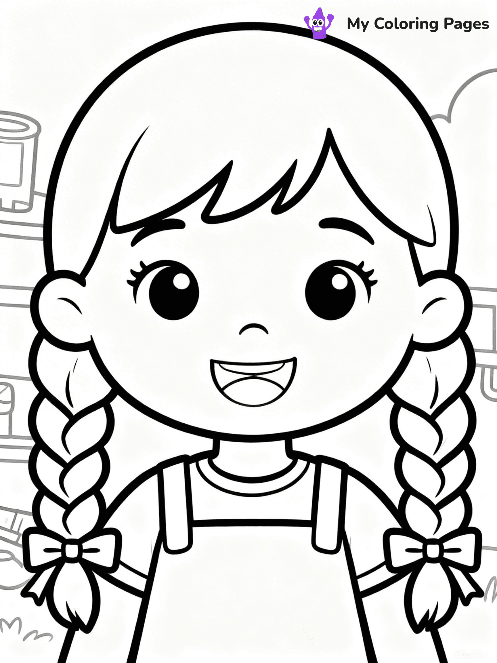 Hairstyle Coloring Pages - 81