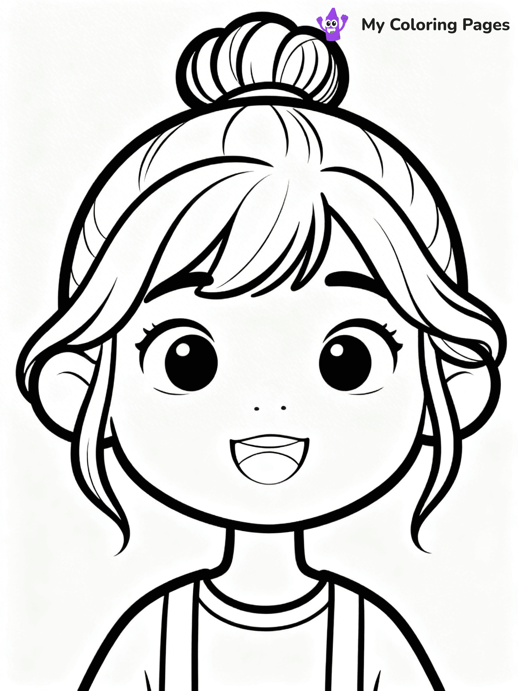 Hairstyle Coloring Pages - 79