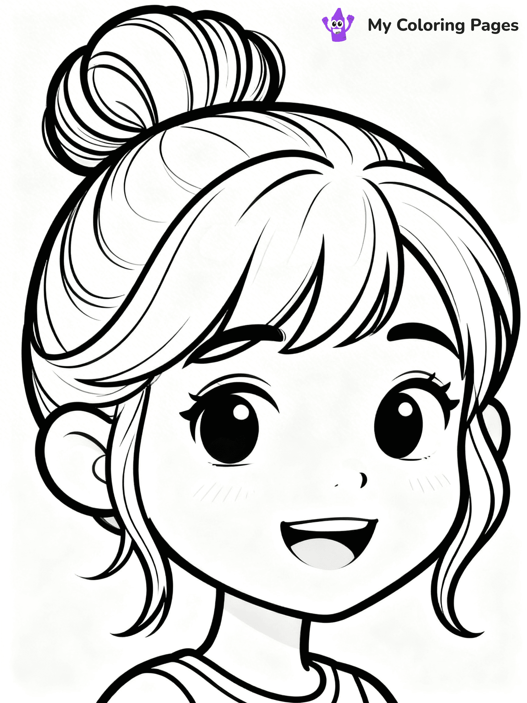 Hairstyle Coloring Pages - 78