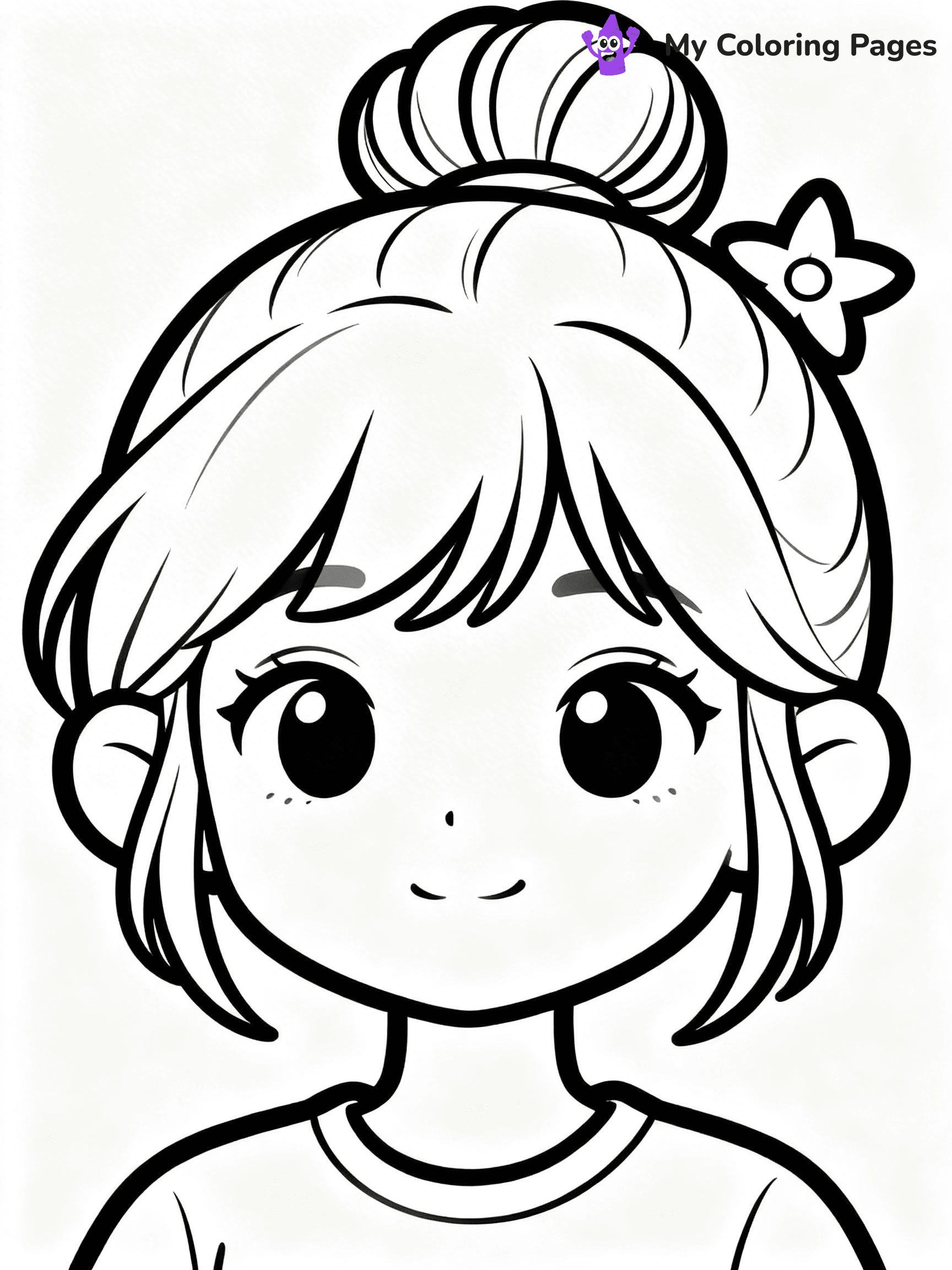 Hairstyle Coloring Pages - 76