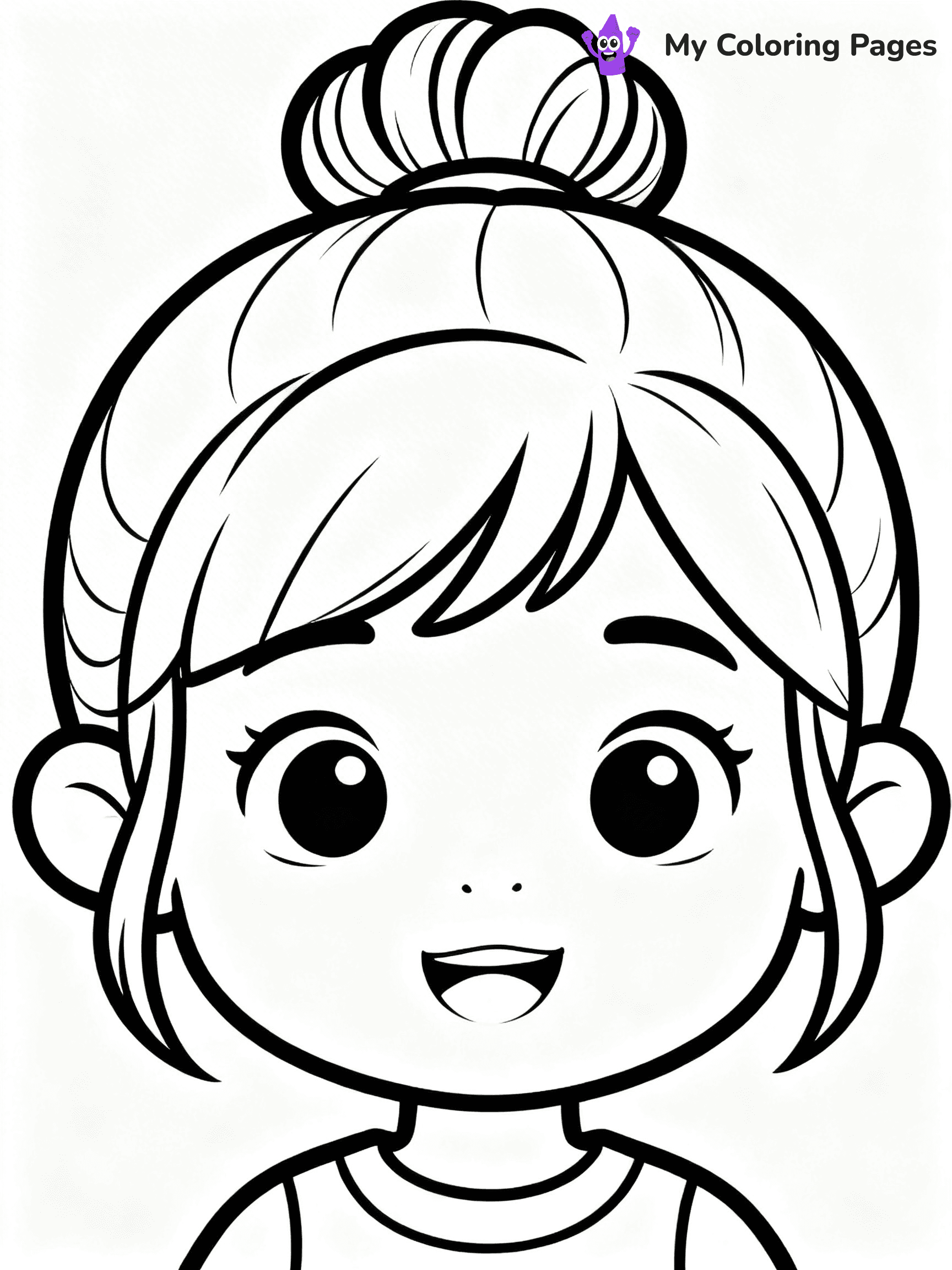 Hairstyle Coloring Pages - 74
