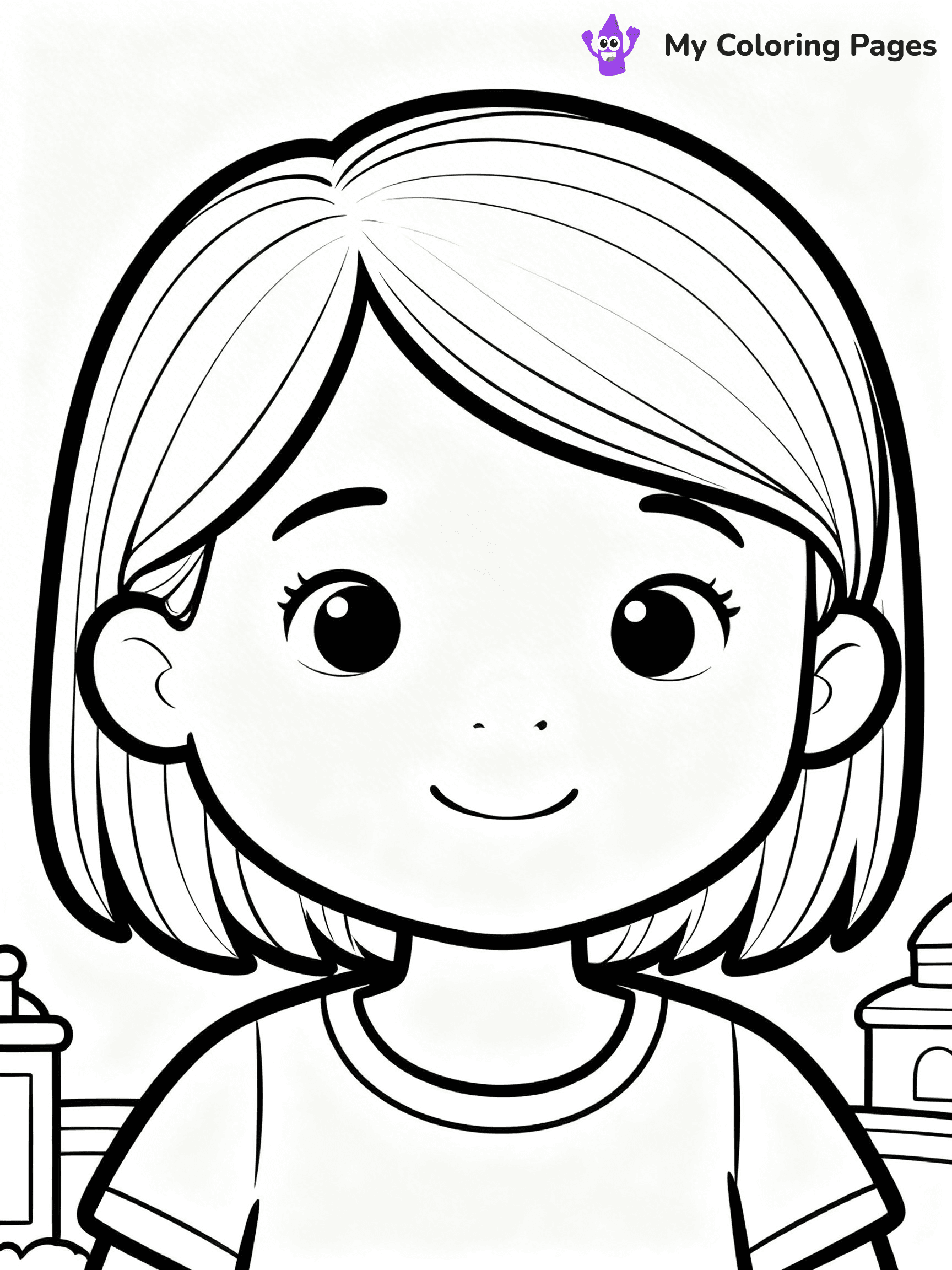 Hairstyle Coloring Pages - 69
