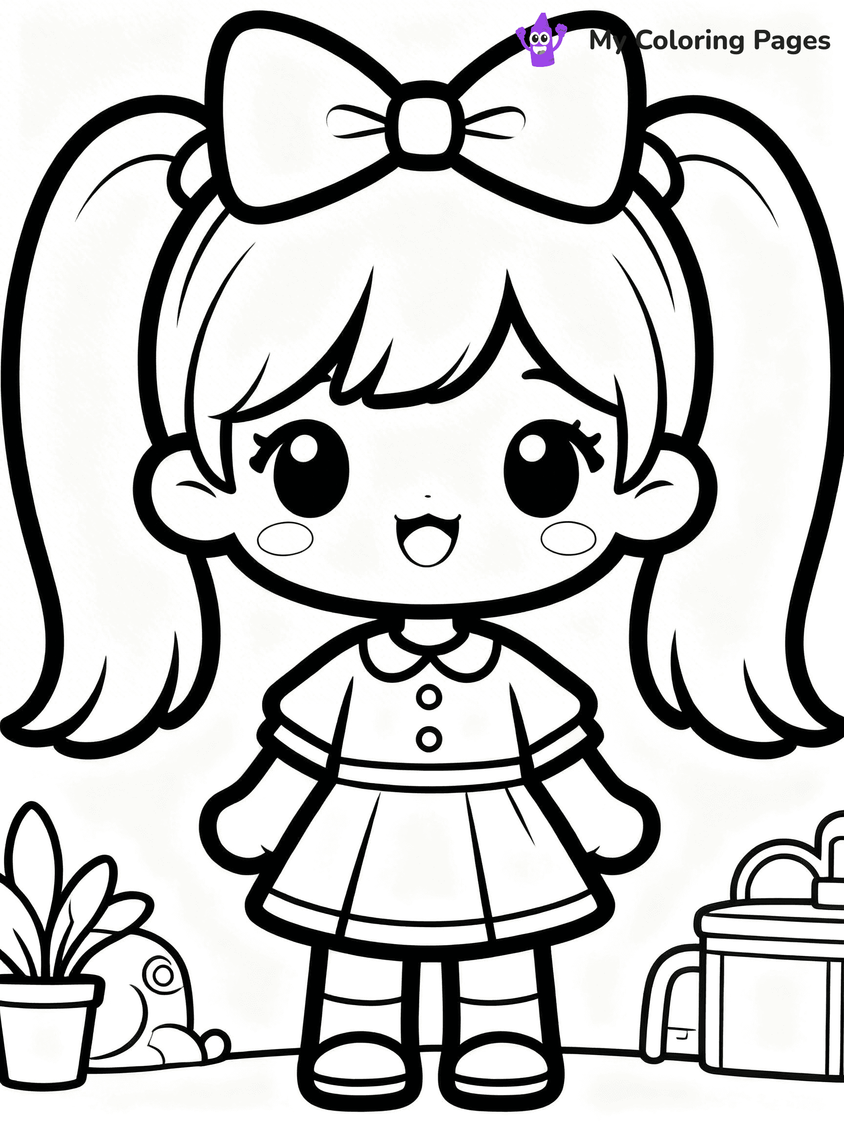 Hairstyle Coloring Pages - 60