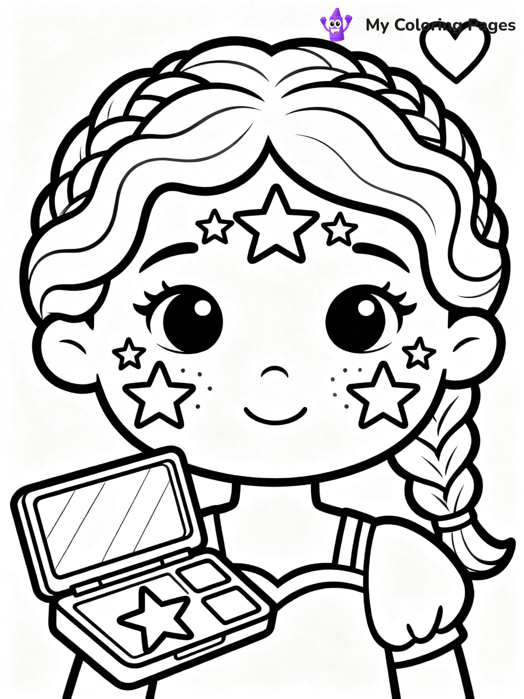 Hairstyle Coloring Pages - 58