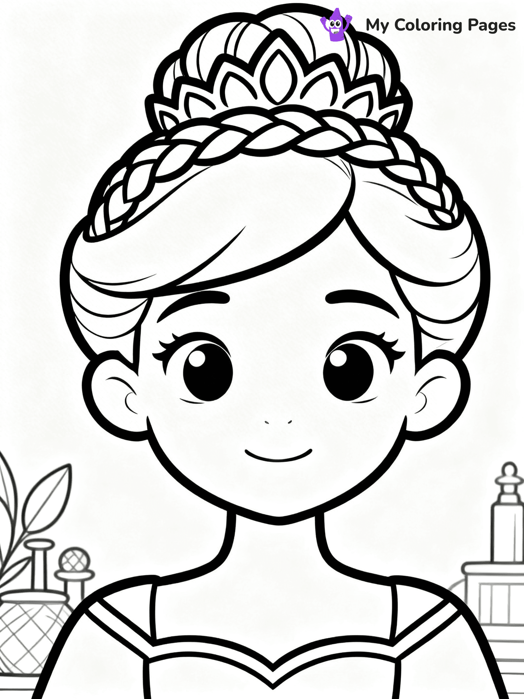 Hairstyle Coloring Pages - 49