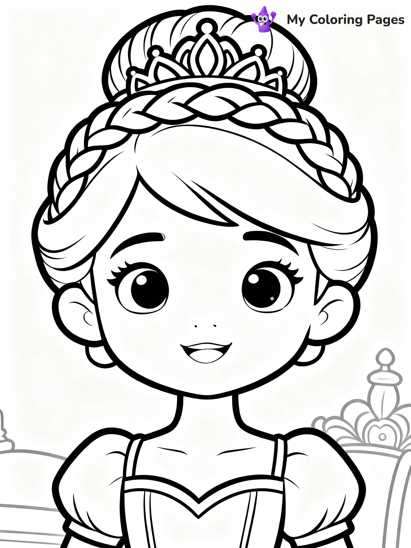 Hairstyle Coloring Pages - 45